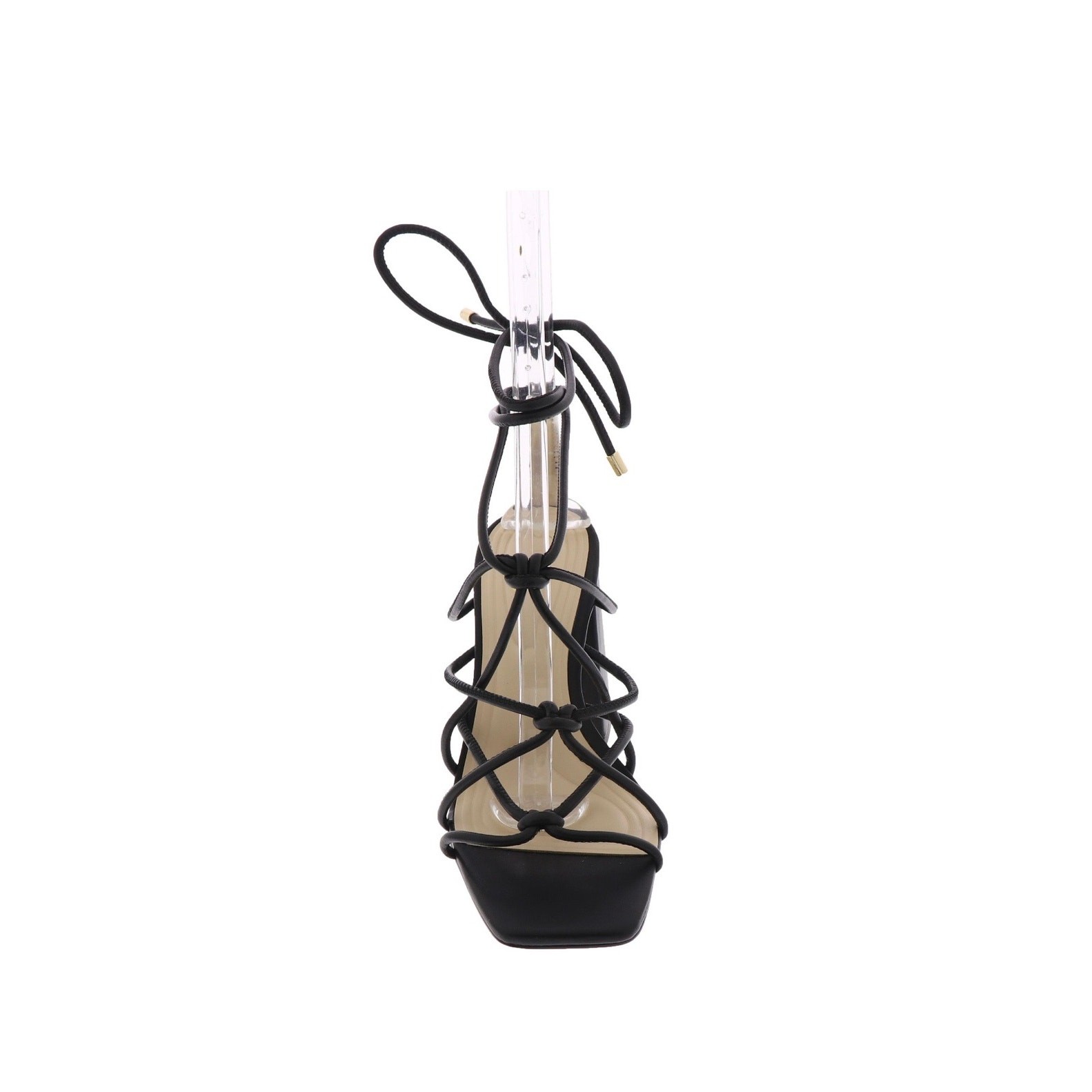 NWOB Jessica Simpson Black Block Heel Sandals Sz 8.5 Strappy Party Resort