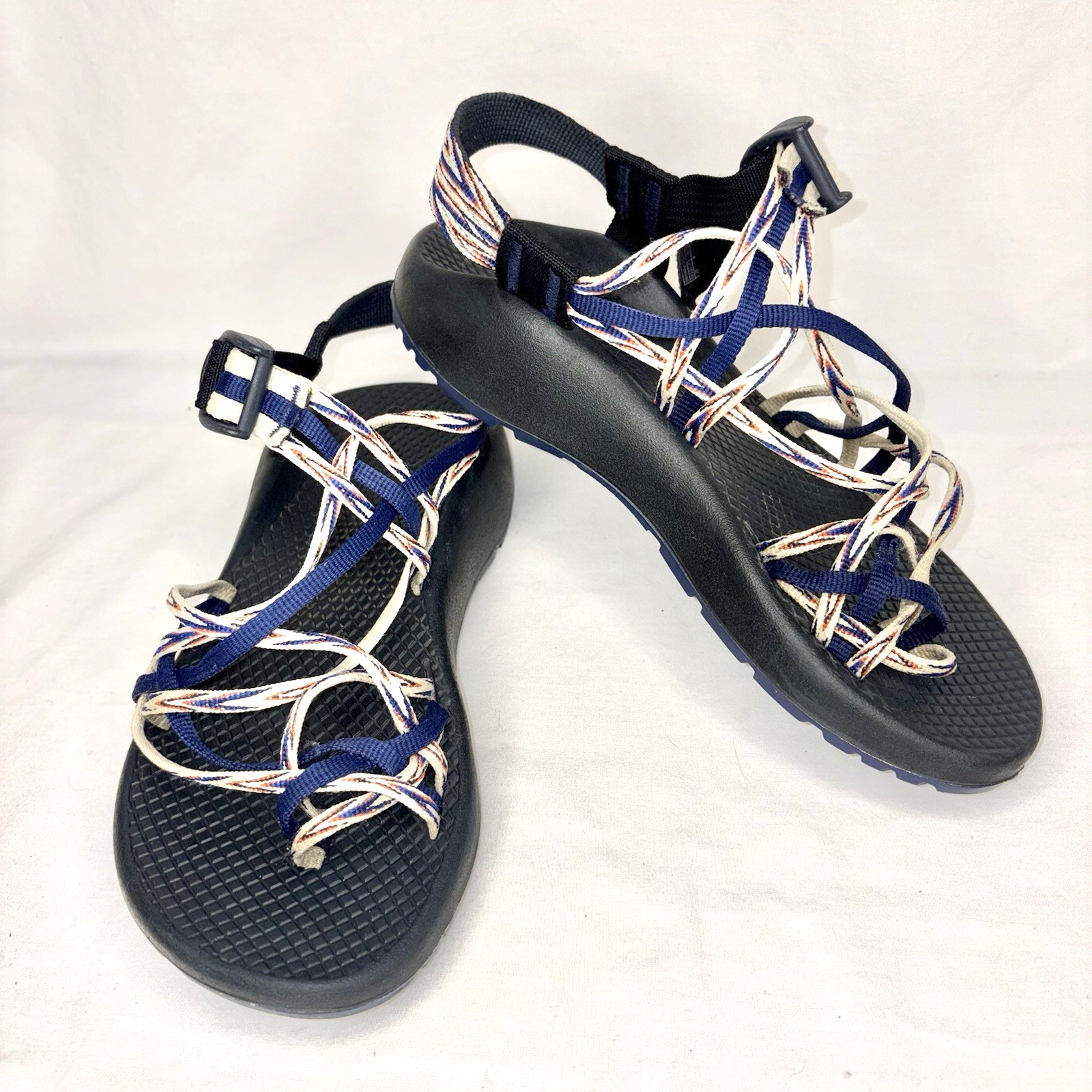 Chaco Classic Womens Sandals 6 US Red White Blue Beach Outdoor Strappy