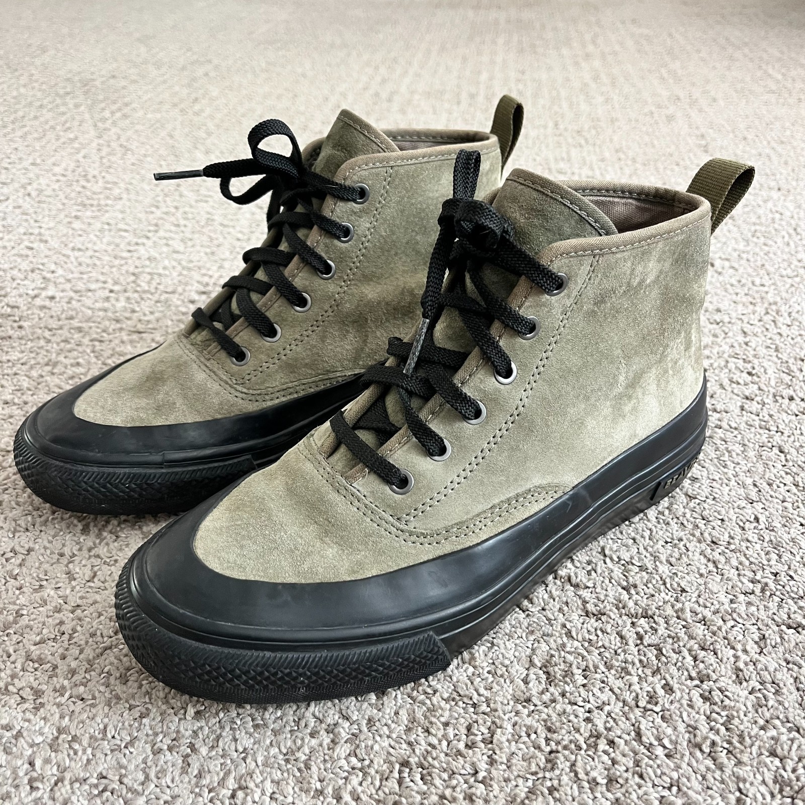 SeaVees Mariners Boot Women Sz 7.5 Olive Suede Water Resistant Chukka