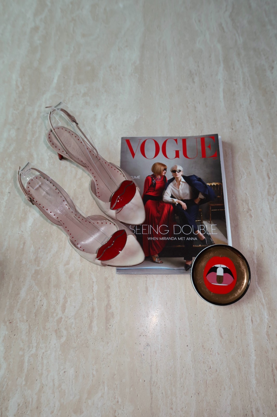 YSL by Tom Ford «Dali Lips» Slingback Heels – Spring/Summer 2003 Archive