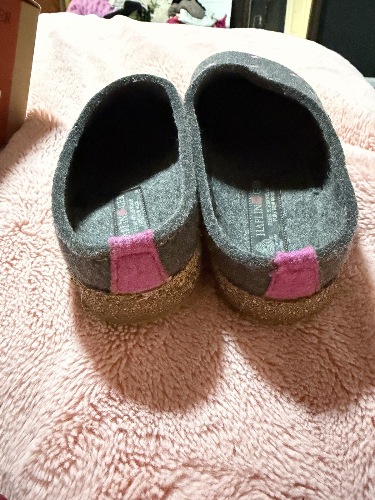 HAFLINGER SWEETHEARTS Clogs In Original Box US 39 SLIPPERS CLOGS CUORICINI