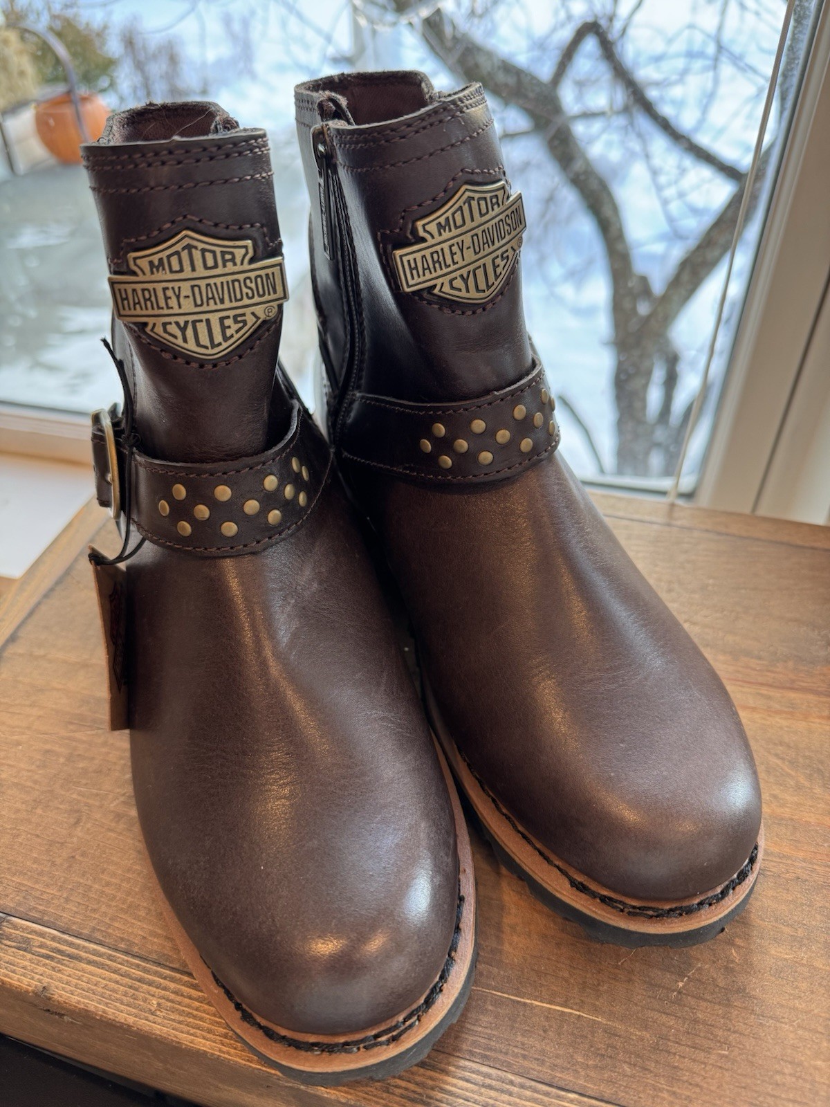 NEW Harley-Davidson Women’s Brantley 5-Inch Leather Motorcycle Boots D87145