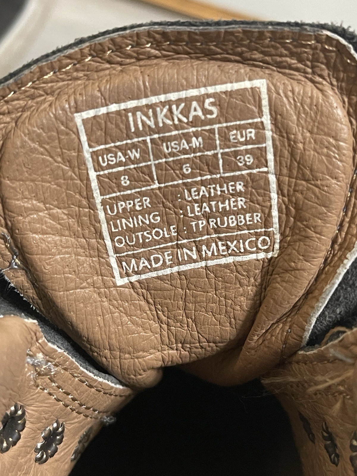 Inkkas Andes Mountain Camping Boots High Top Gray Suede Canvas Women’s Size 8