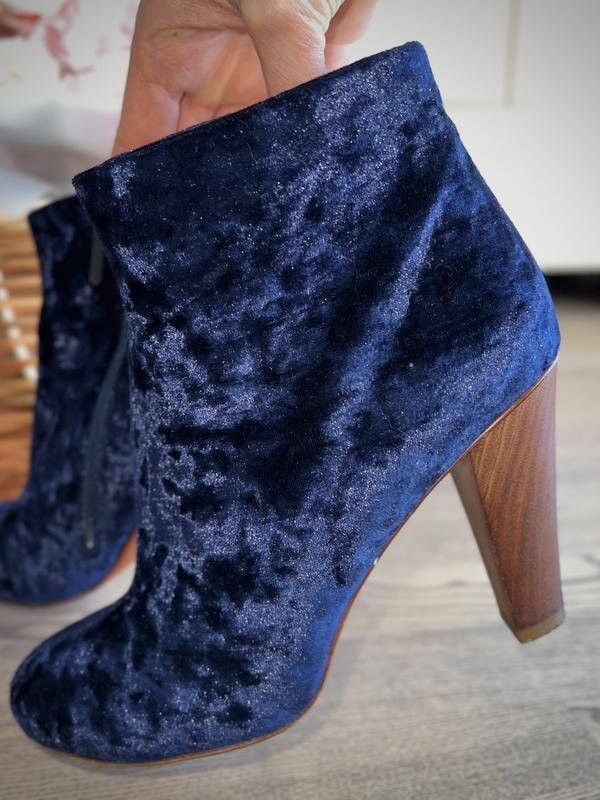 women carlo pazolini boots navy velvet 38