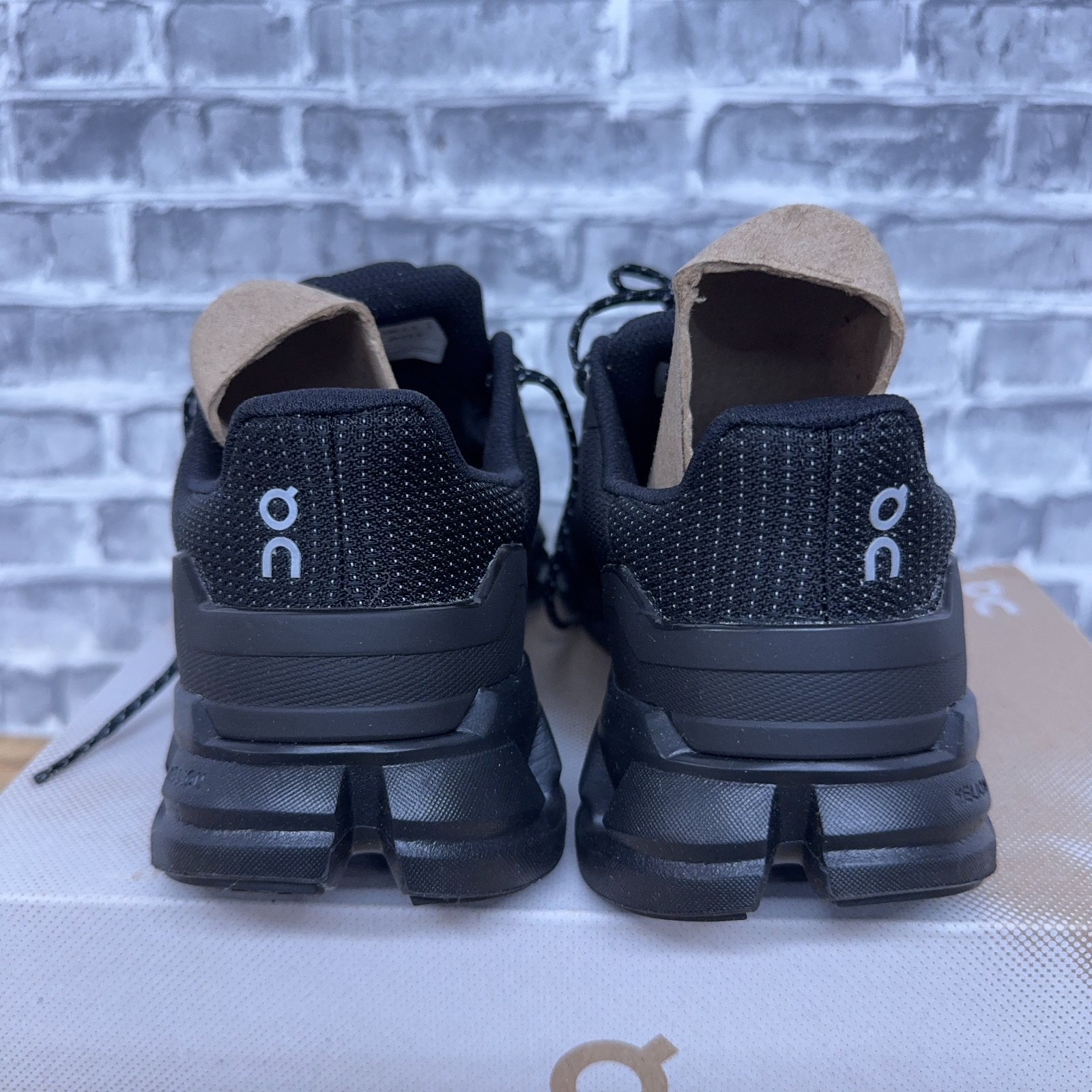 ON Cloud Cloudflyer Triple Black Lunar Waterproof Running Shoes Womens 6.5 New