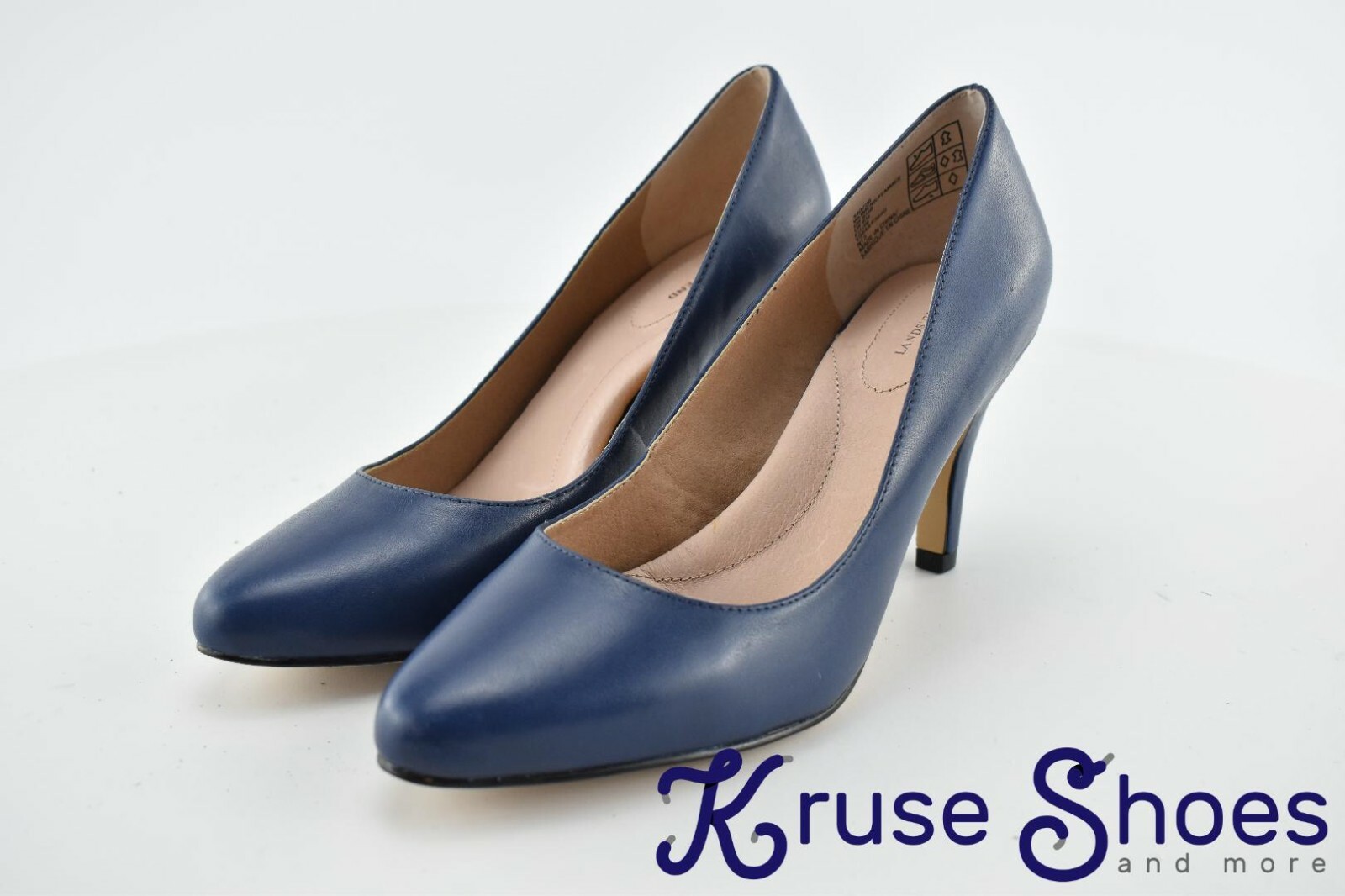 Land’s End Women’s Randi Mid-Heel Pump «Deep Sea» Size 8.5B