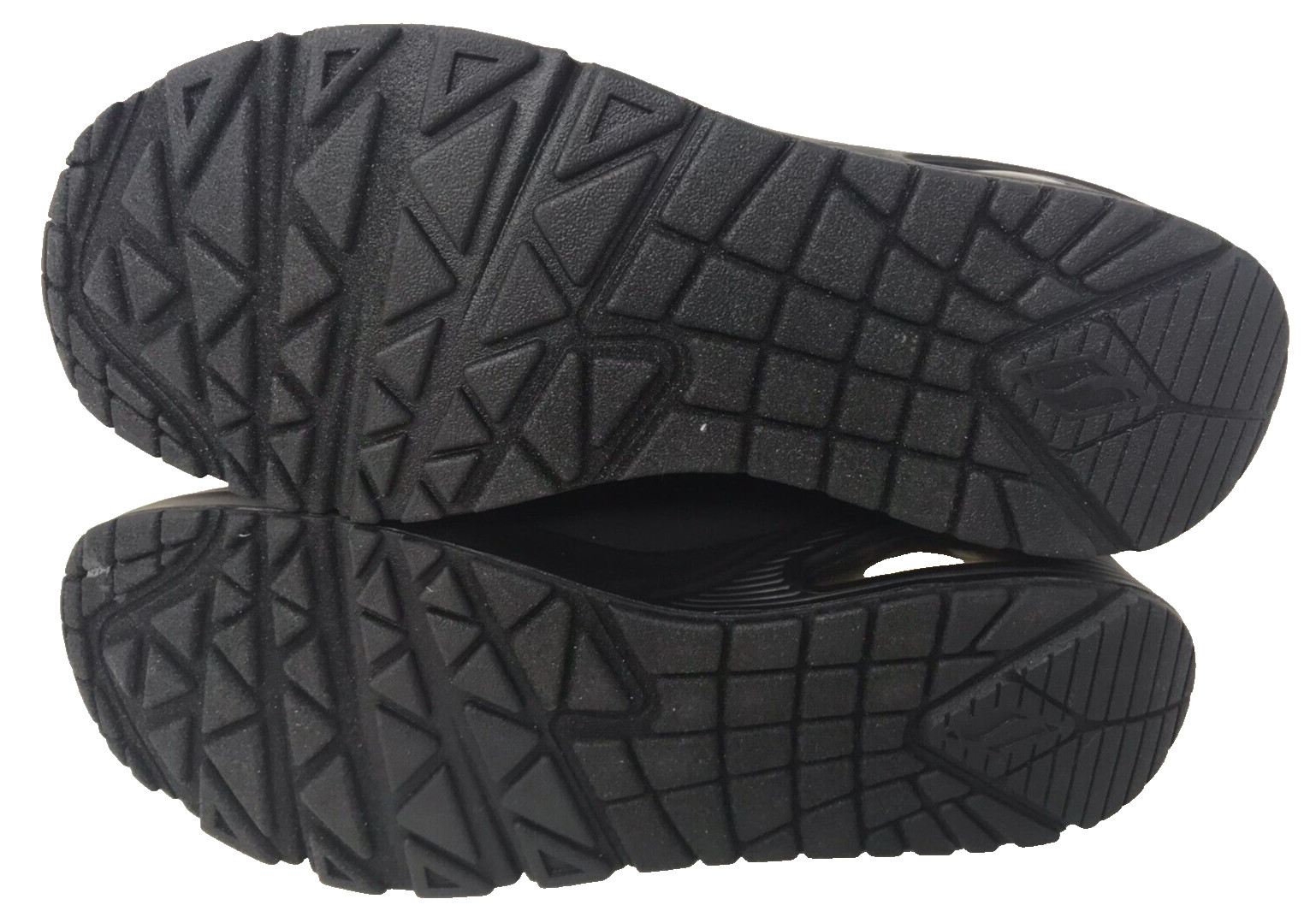 Skechers Women’s UNO Stand On Air Lace Up Walking Shoes Black Size:8 111C