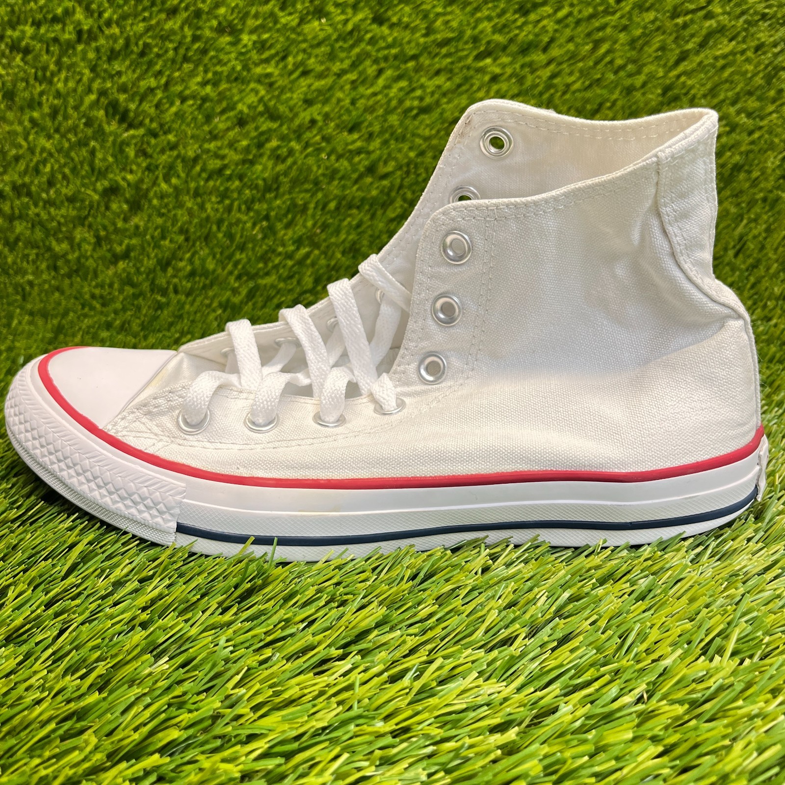 Converse Chuck Taylor All Star Hi Womens Size 8 White Athletic Shoes Sneakers