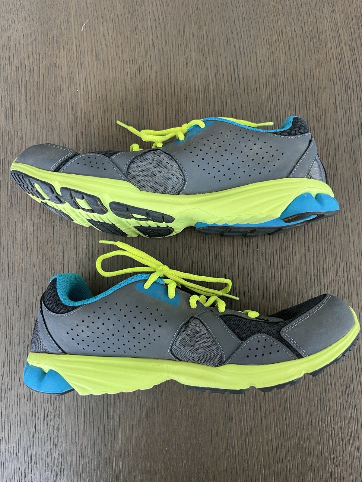Under Armour Assert Unisex Running Sneakers Gray/Black/Blue Yellow US 11