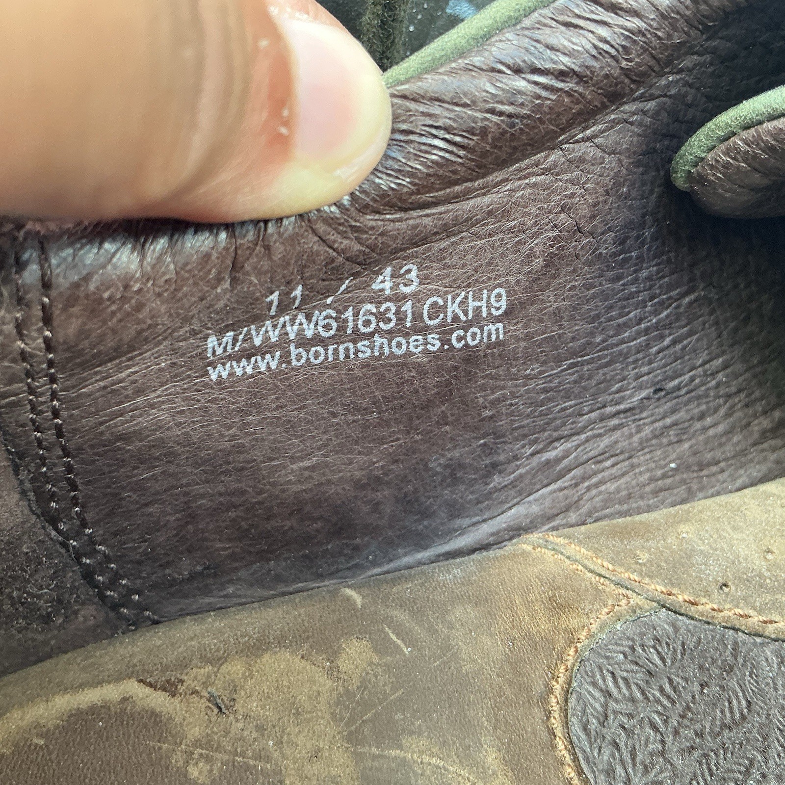 Born Monkeywood Women’s Shoes 11 Brown Leather Stiched Lace Up Casual Rugged
