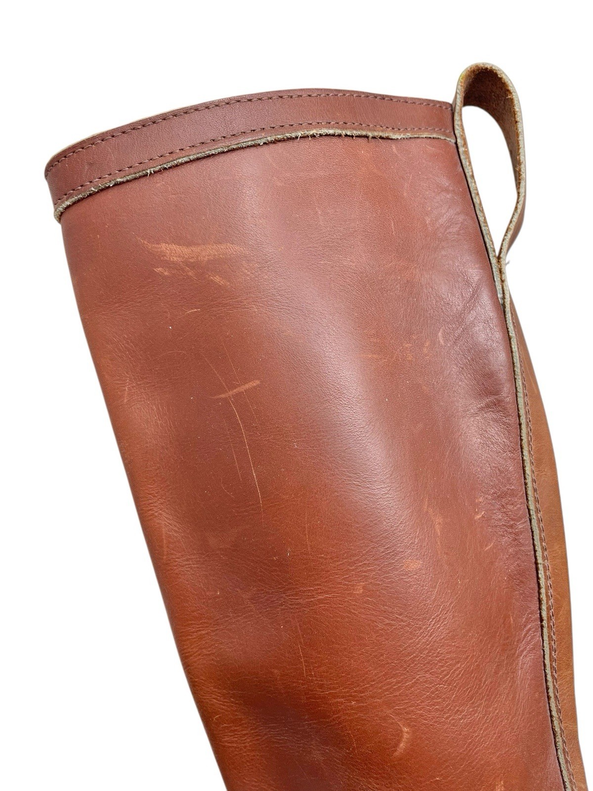 VTG Gokeys Botte Sauvage Tall Leather Boots Outdoor Hunting Riding Size 350