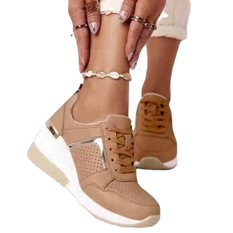 Europe and the United States large size sports new thick sole casual shoes strap