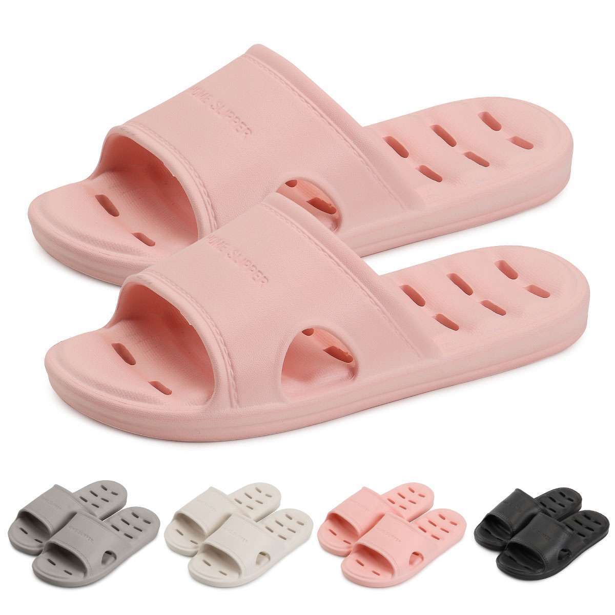 Womens Mens Slippers Bath Shower Non-Slip Bathroom Sandals Ourdoor Soft Shoes US