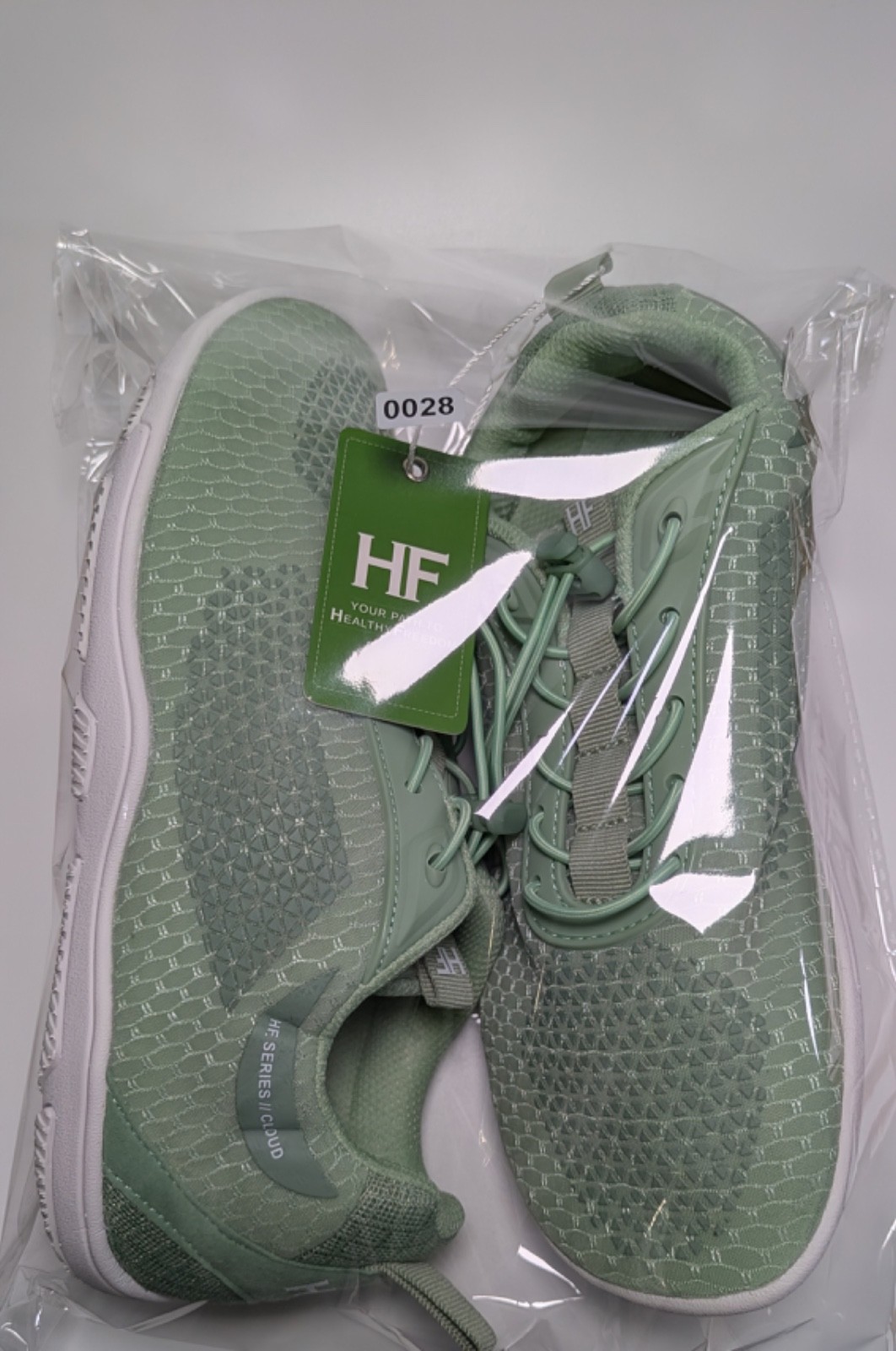 Hike Footwear HF Series II Cloud Barefoot Minimalist Shoes Light Green Women New