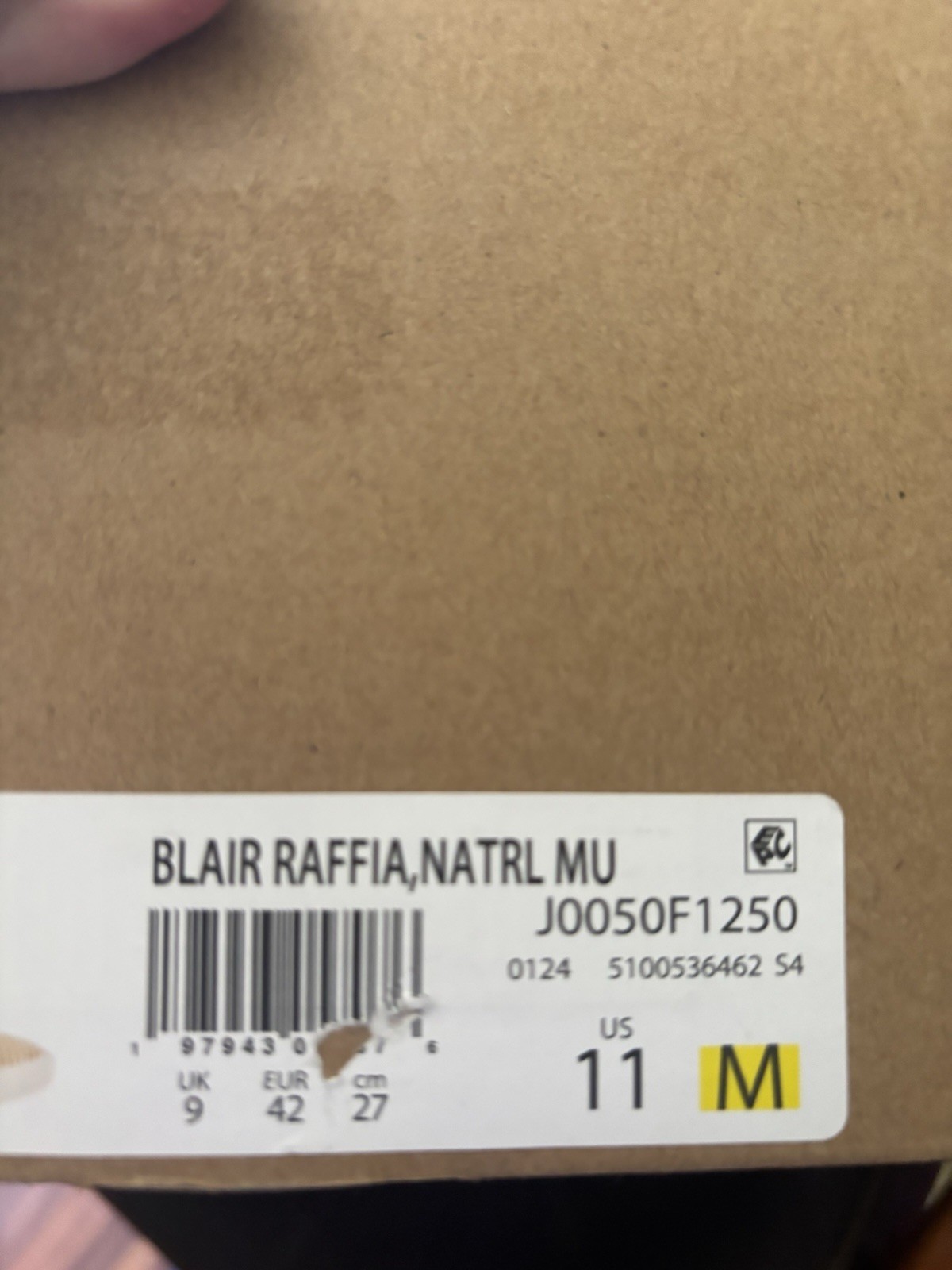 Vince Camuto Women’s Blair Raffia Slip On Shoes Size 11 NIB