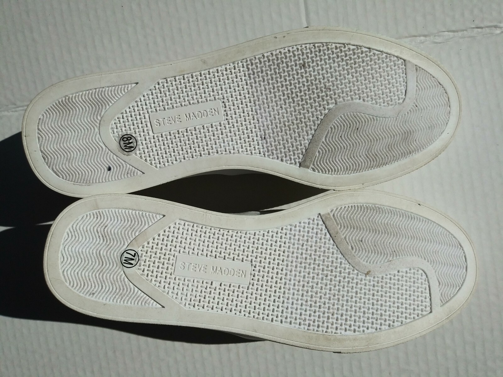 Steve Madden Owey perforated slip-on sneaker (Different Sizes – Left 7, Right 8)