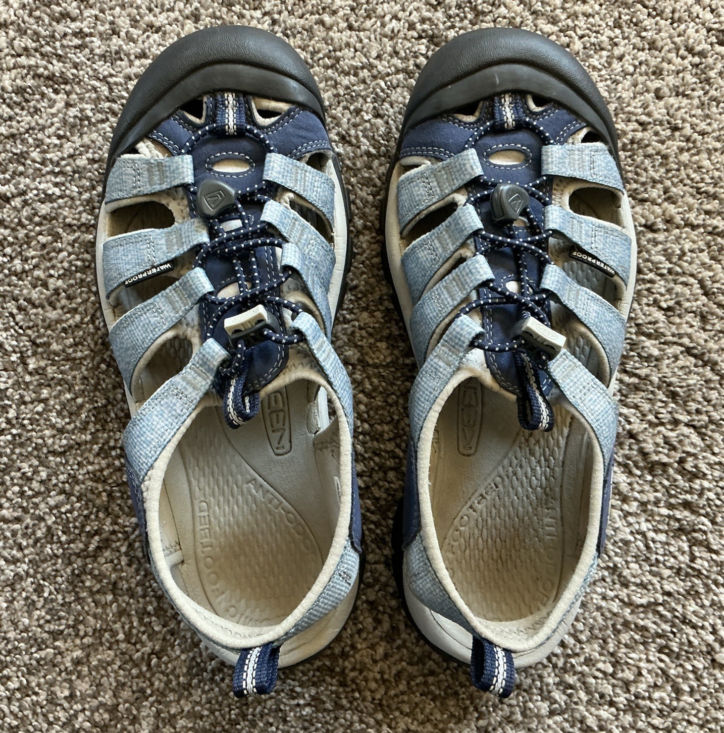 Keen Newport H2 Women’s Waterproof Sandals Light Blue size 10