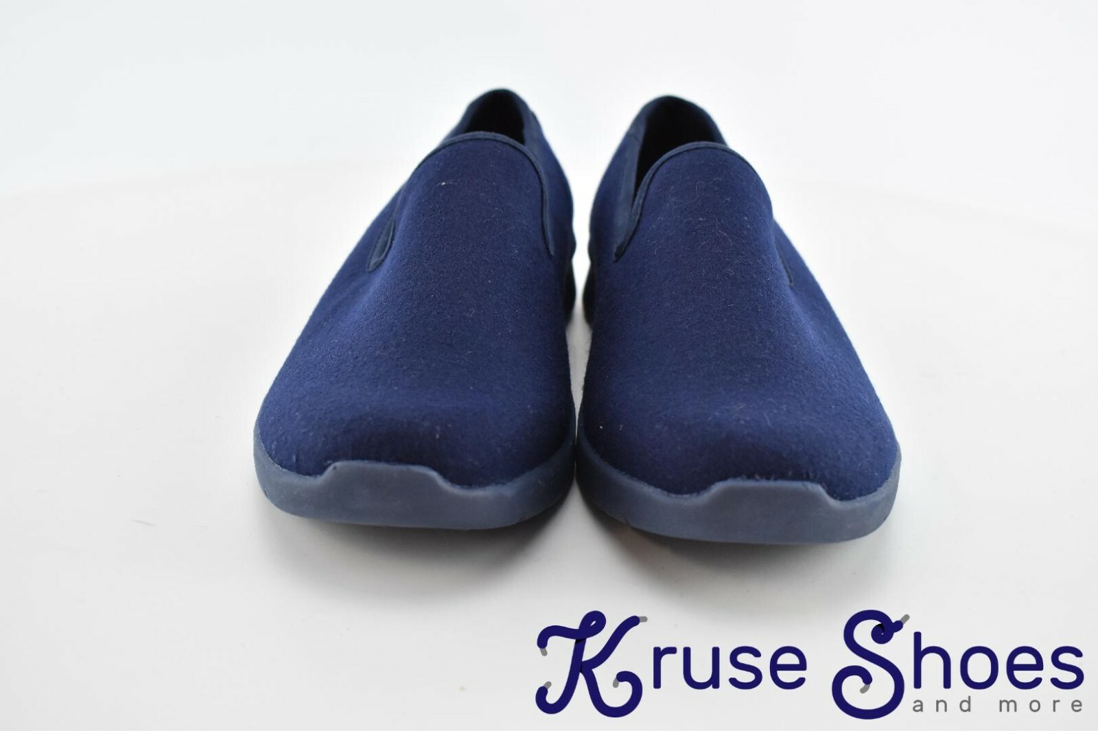 Lands End Women’s Lightweight Comfort Wool Slip On Shoes «Deep Blue» Size 9.5B