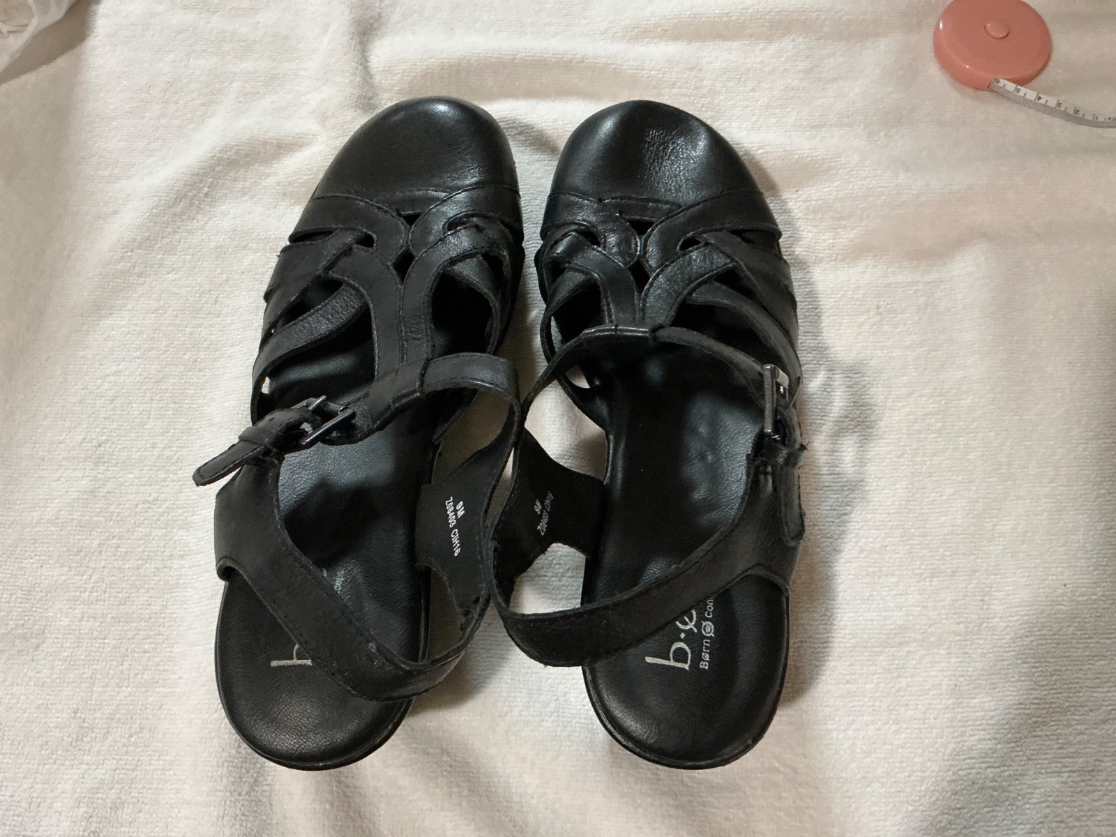 Born comfort b.o.c. size 9 black sandles