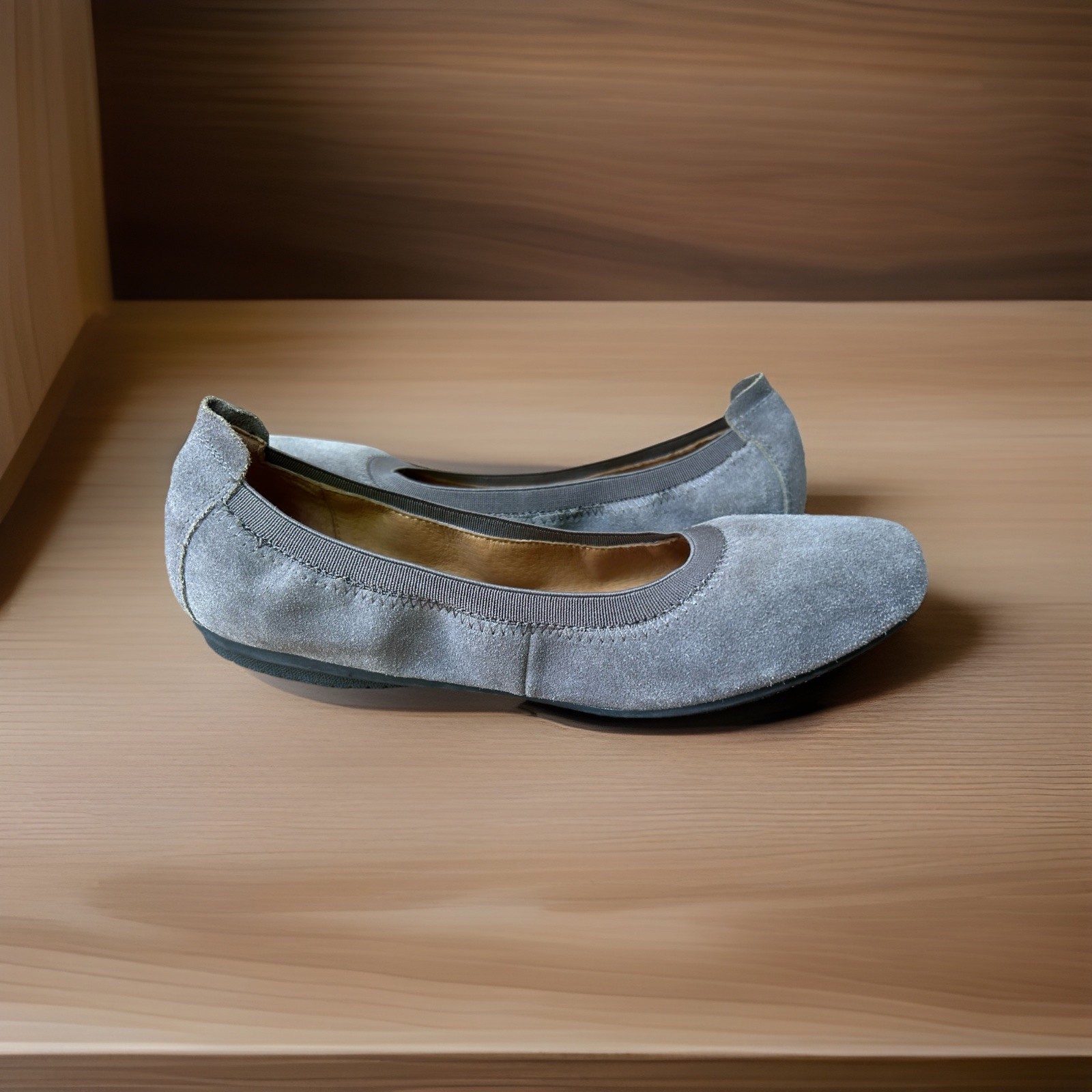 Josef Seibel Pippa 33 asphalt flats Women SZ EU 37 US 6 / 6.5 Gray Ballet Suede