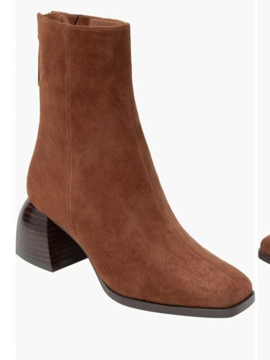 LINEA PAOLO SAGE BOOTIE SUEDE CHOCOLATE BROWN