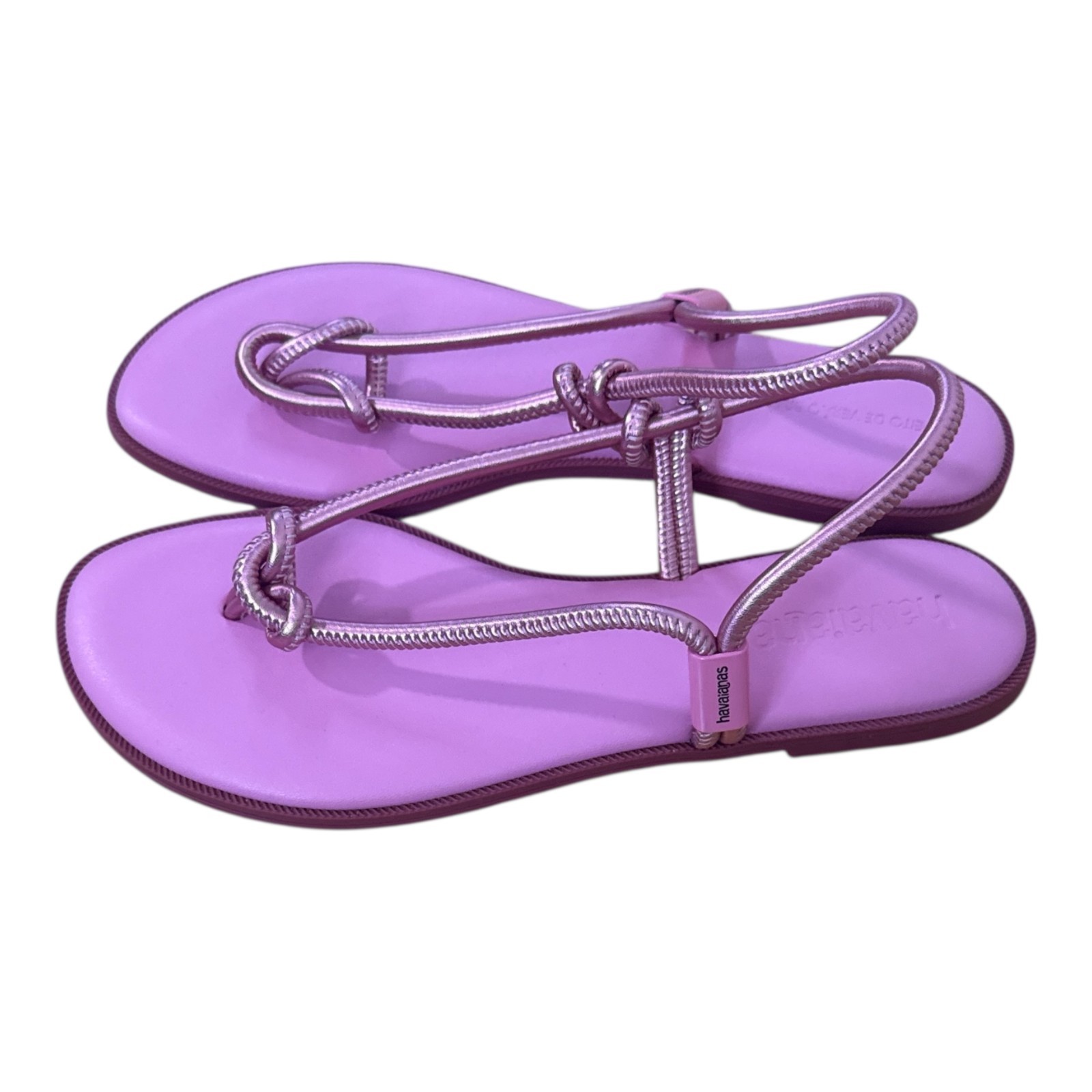 Havaianas Una Acai Eur Sandals in Pink Size US 10 EUC