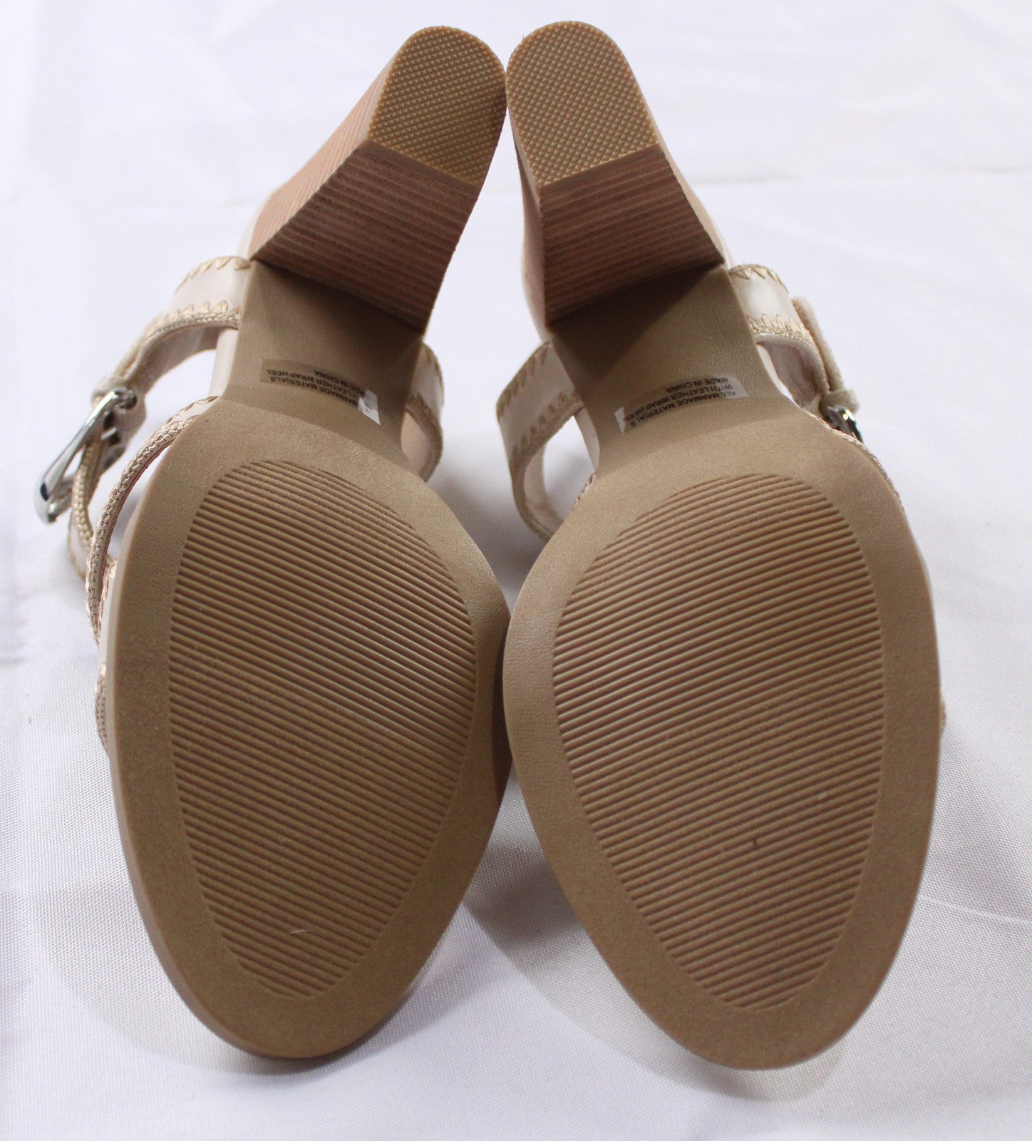 DV By Dolce Vita Women’s Rochella Open Toe Cone Heels AC2 Ivory Size: 8.5