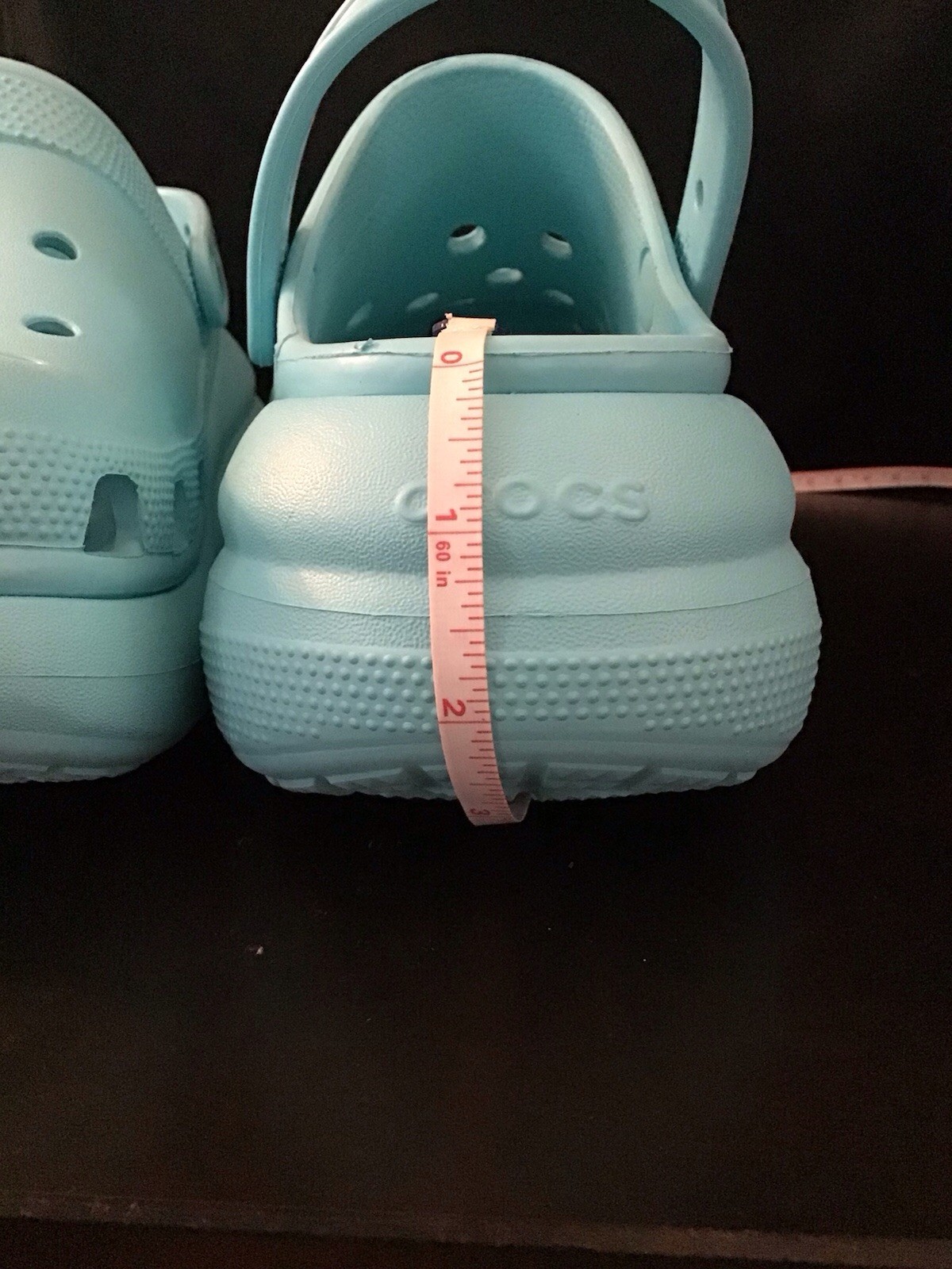 Crocs Crush Platform Clogs Mint Tint Unisex Size Men’s 7 Women’s 9