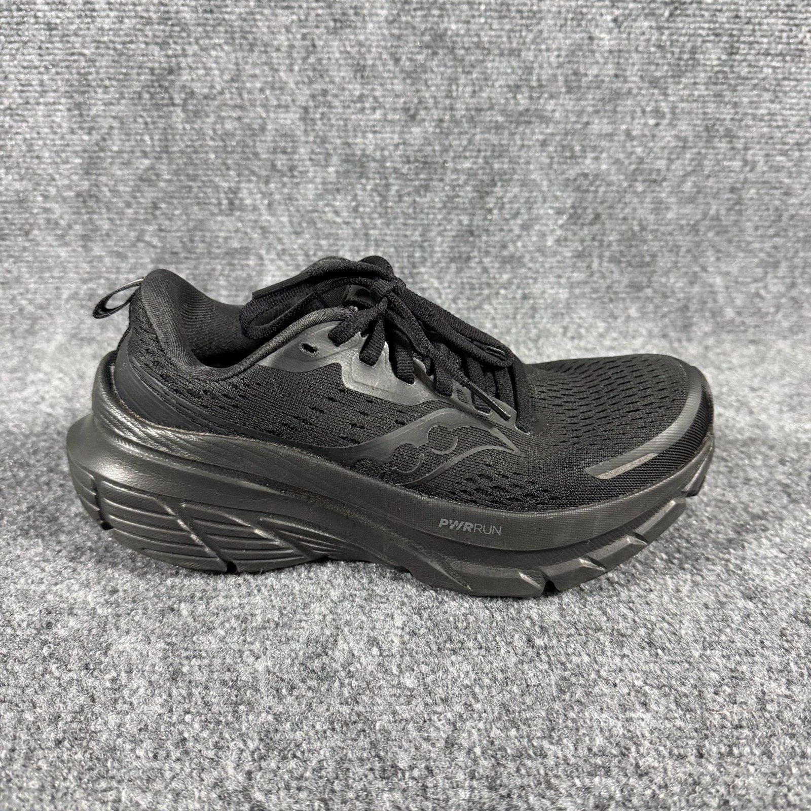 Saucony Guide 18 Women’s Running Shoes Black PWRRUN CenterPath Mesh US 6