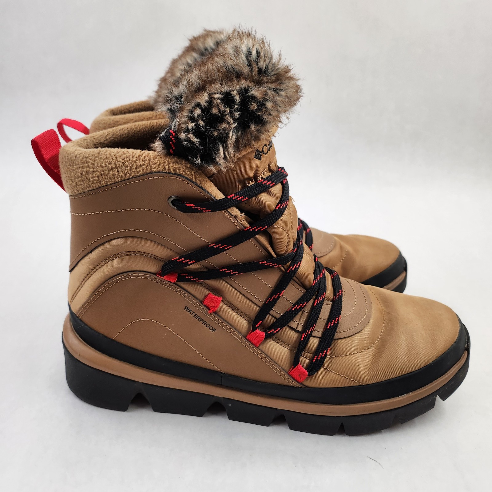 Columbia Women’s Keetley Shorty Snow Boot size 9 Women Damaged See Photos/Desc
