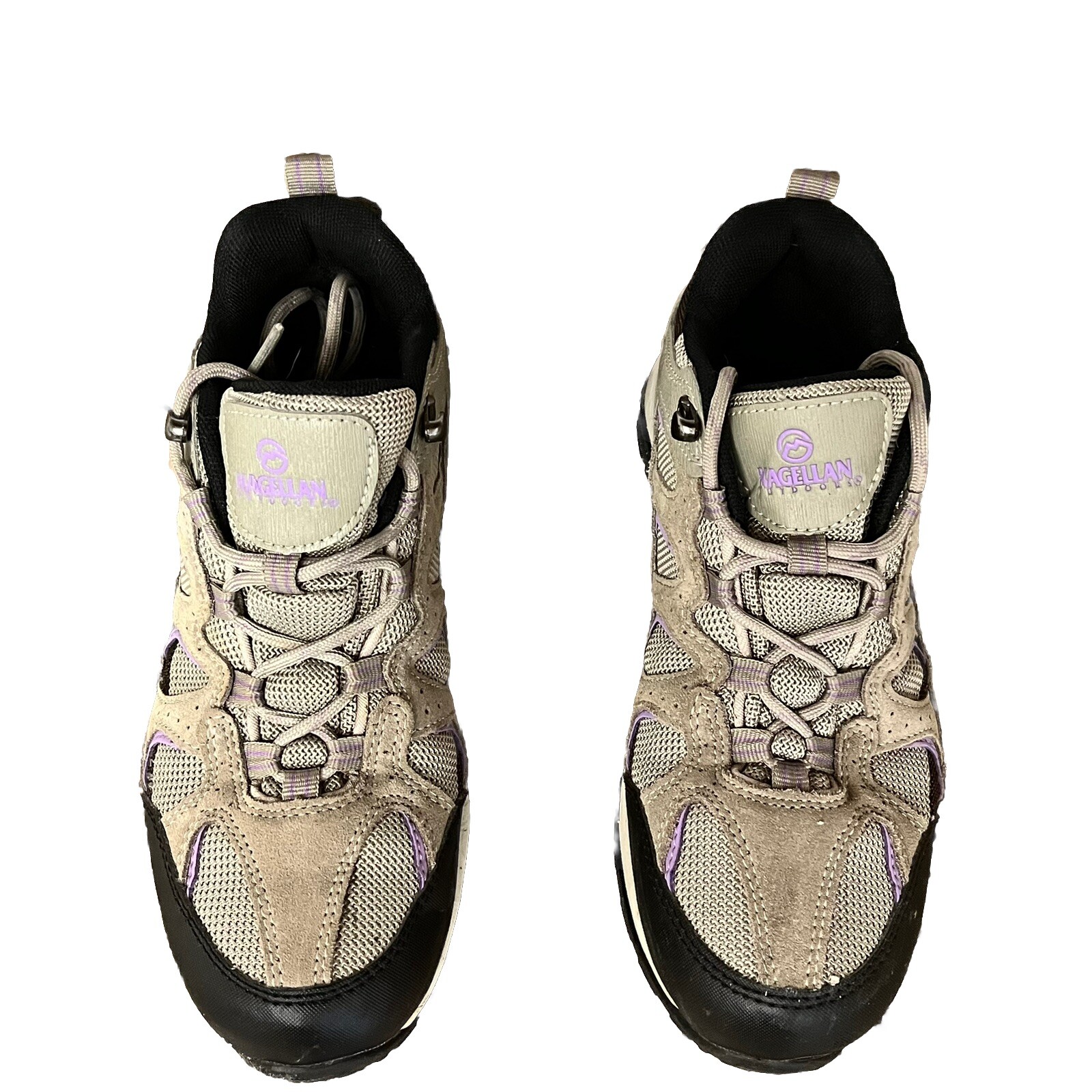 Magellan Outdoors Women’s Sonora Pass Low Hiking Shoes Size 7.5 Taupe Sneakers