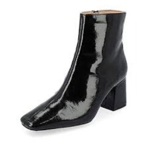 Journee Collection Womens Haylinn Block Heel Dress Booties Black Size 5.5M NIB