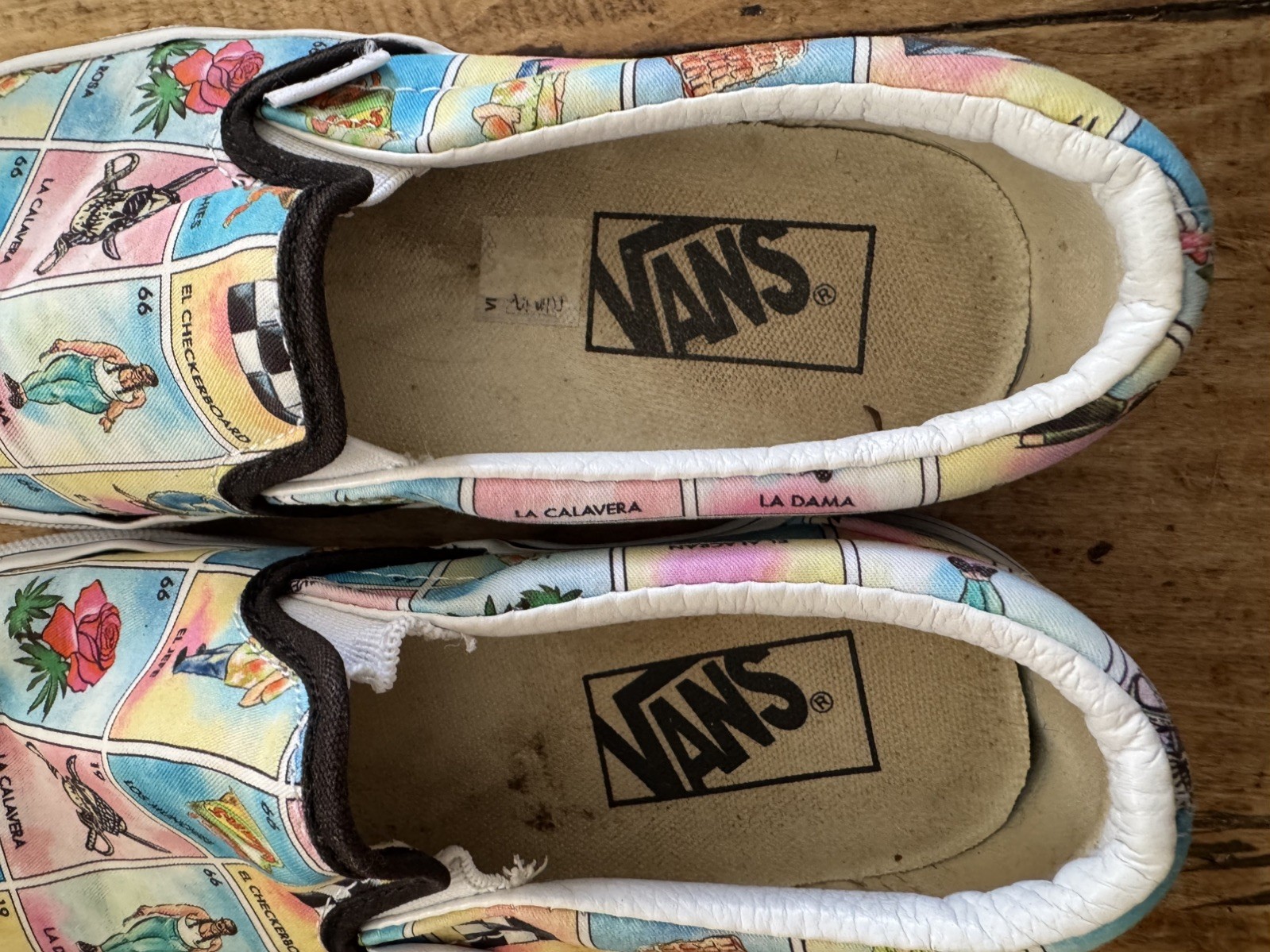 Vans Classic Lotteria Tarot Cards Slip On Sneakers Unisex Men’s 4 Women’s 5.5