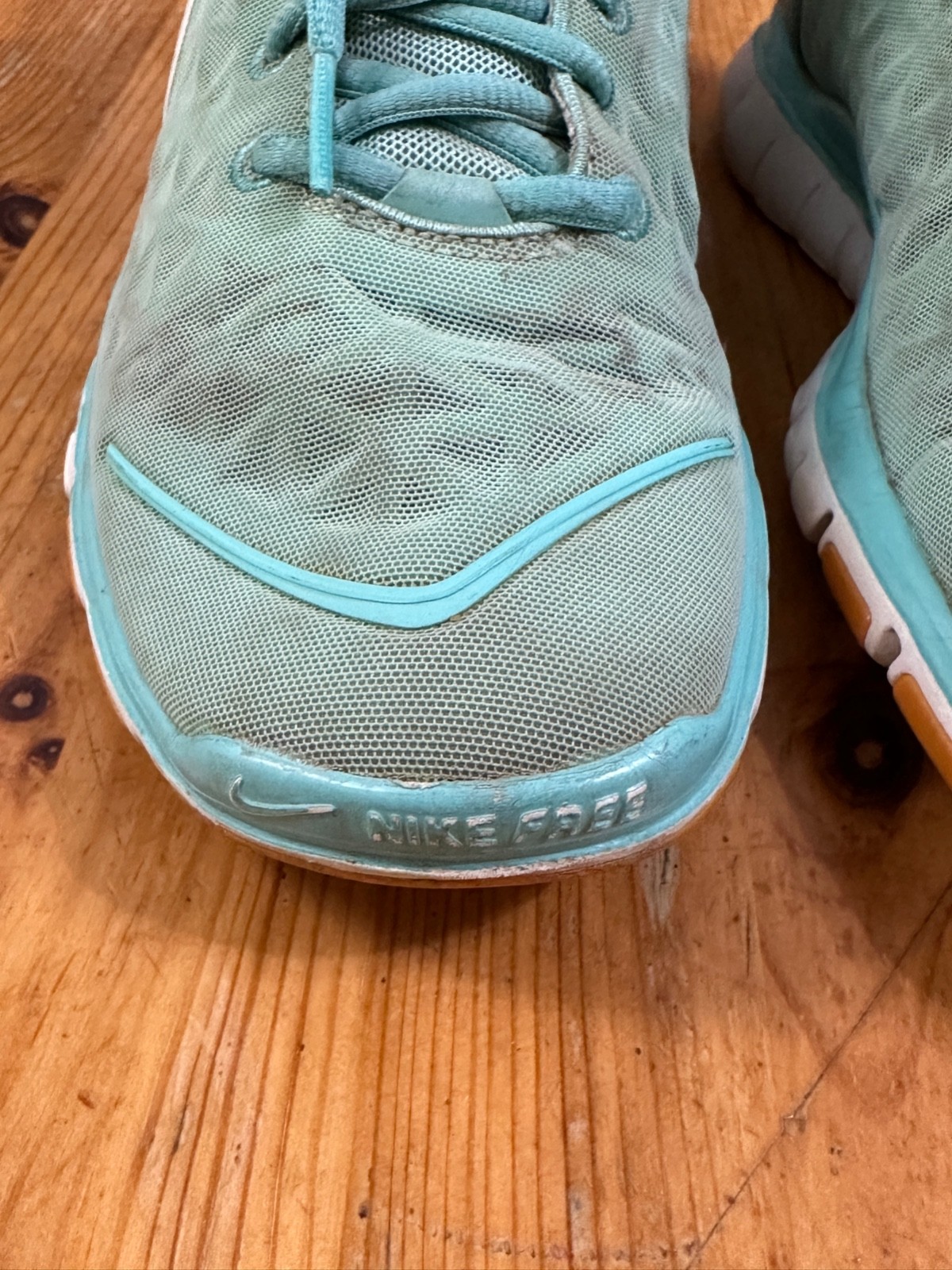 Nike Free Fit 2 Sneaker Running Mint Green Training size 8