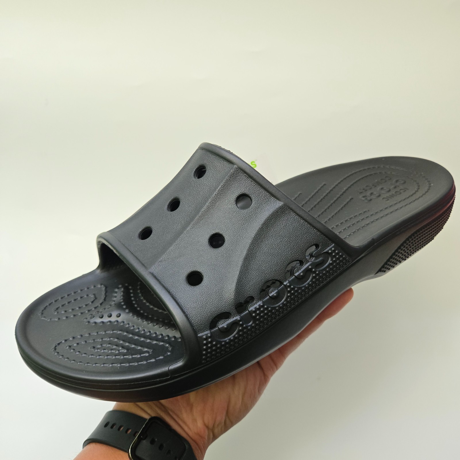 Crocs Baya II Slide Sandals M6/W8, M11 Black New With Polybag Comfort Shoes