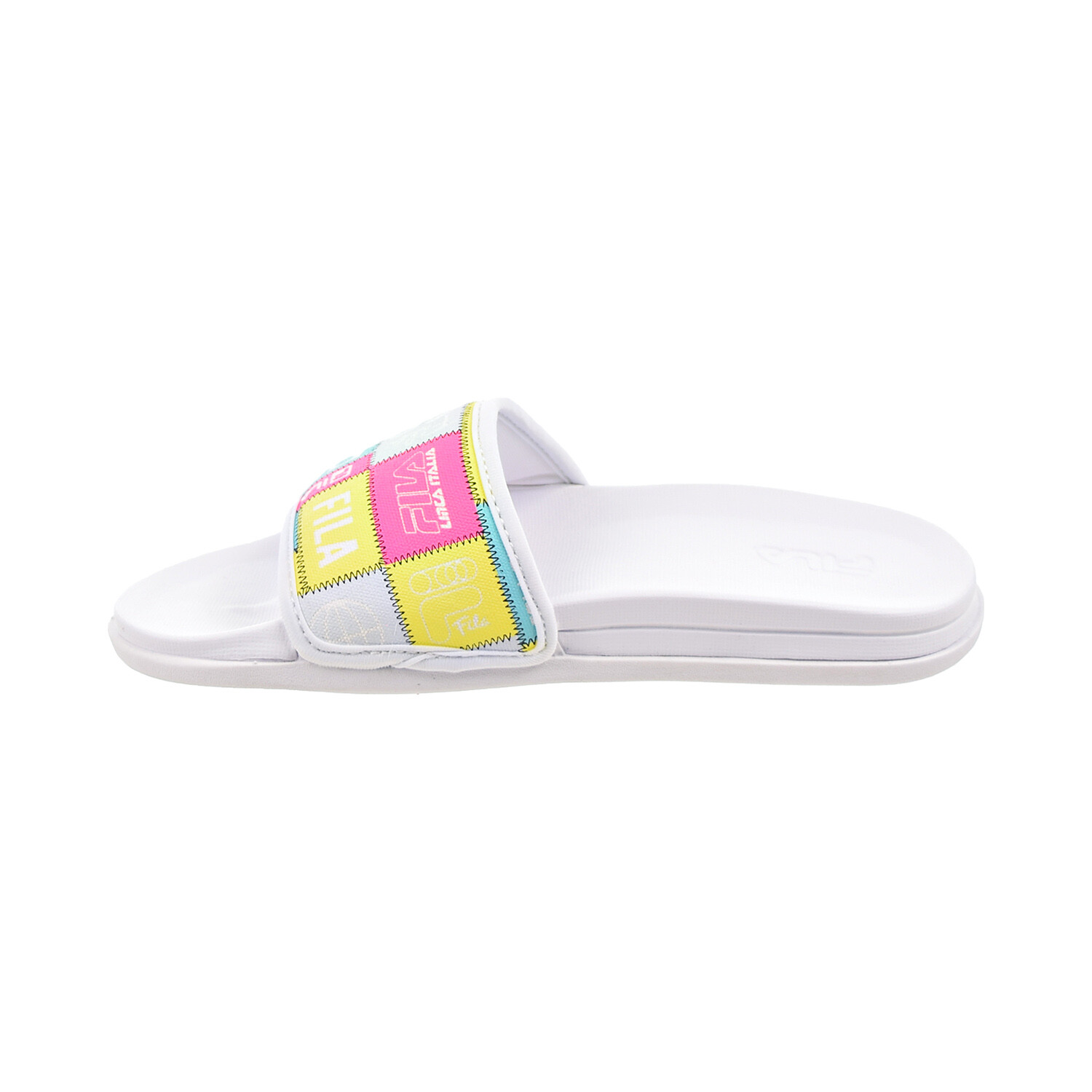 Fila Drifter Lux Patchwork Women’s Slide Sandals White-Multi 5SM01554-199