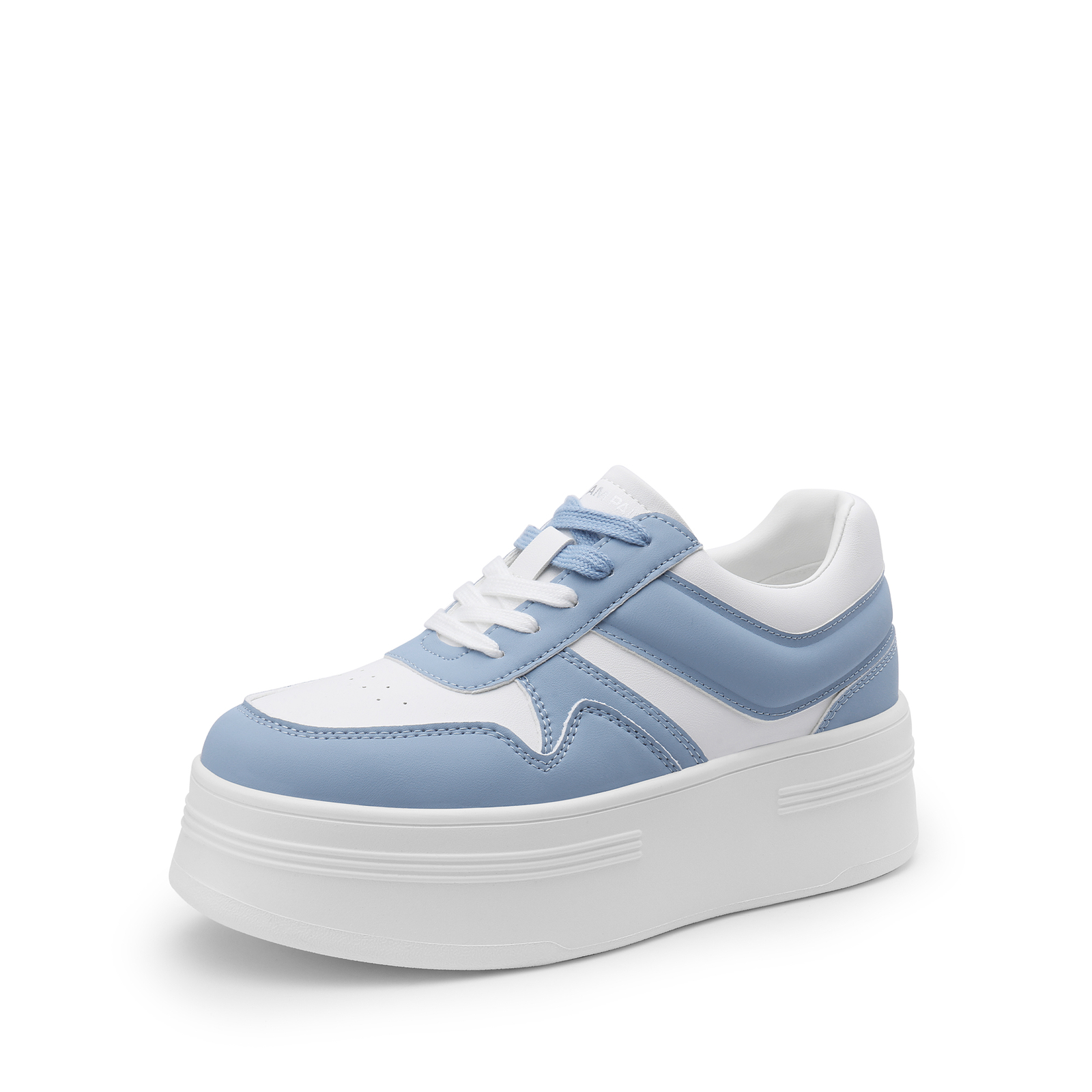 Women Platform Fashion Sneakers Lace Up Lightweight Stylish Athletic Shoes