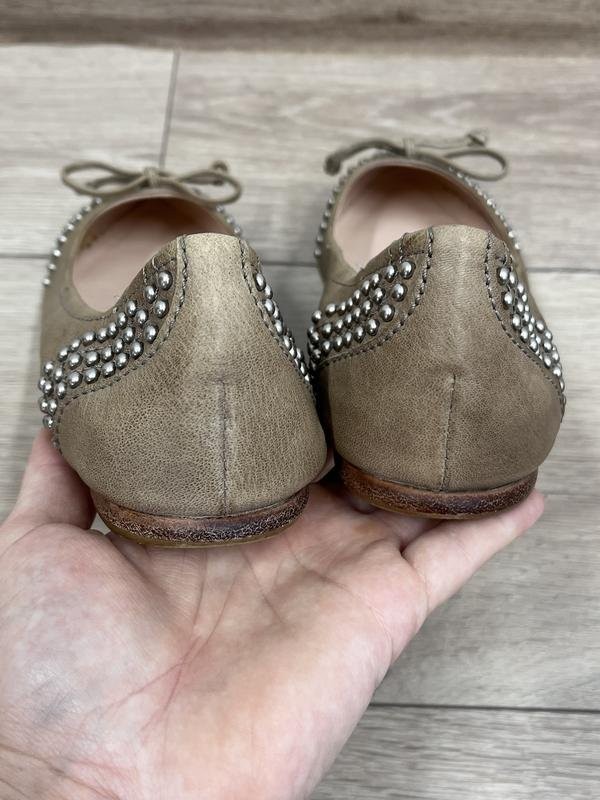 Women Navyboot Heels Khaki Leather 37