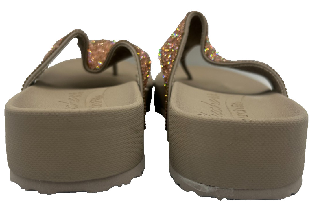 Skechers Women’s Go Walk Arch Fit Platform Slide Sandals Taupe Size:6 152A
