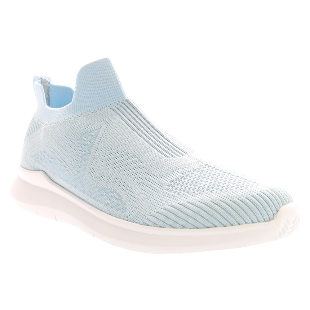 Propet Travelbound Slip On Womens Blue Sneakers Casual Shoes WAT104MBBL