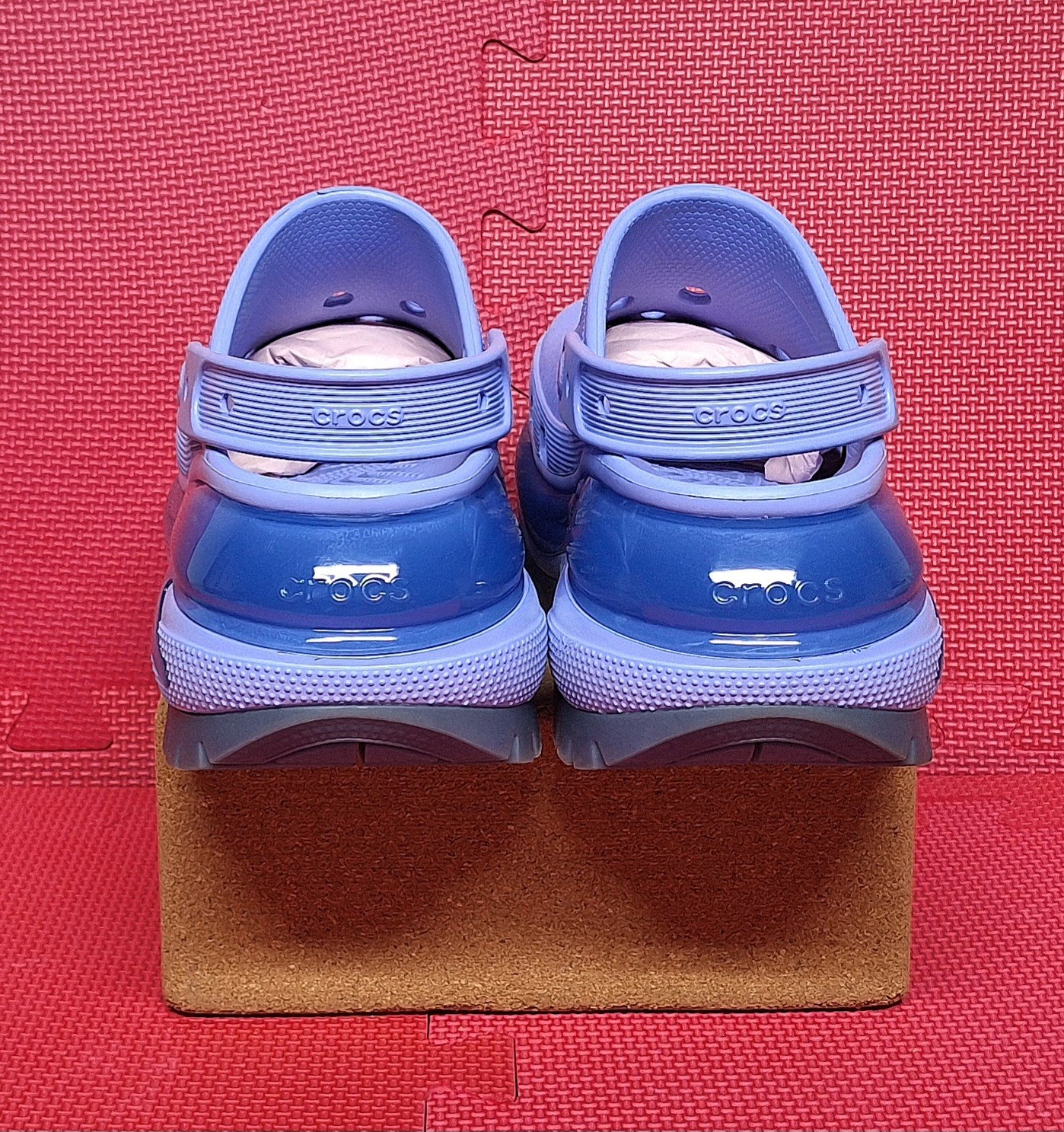 Crocs Mega Crush Platform Clog Shoes Moon Jelly Purple Lavender Size 9 Women’s