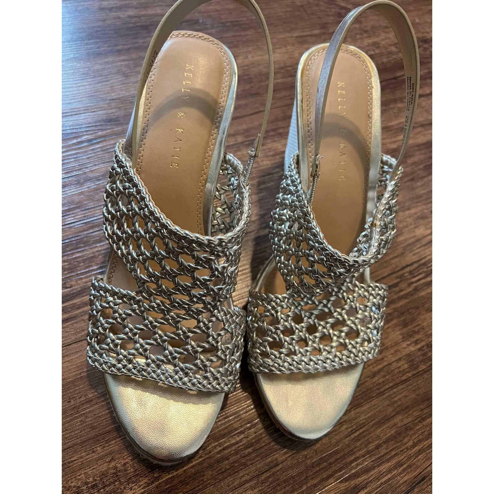 Kelly & Katie De Lara Women’s Wedge Heel Sandals Size 9.5 UK 7.5 EUR 40.5
