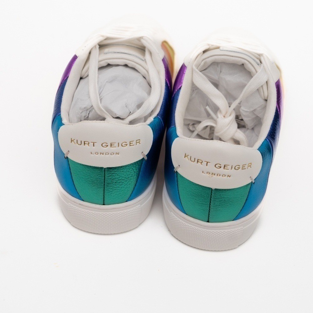 KURT GEIGER LONDON | New! Women’s Lane Stripe Low-Top Sneakers