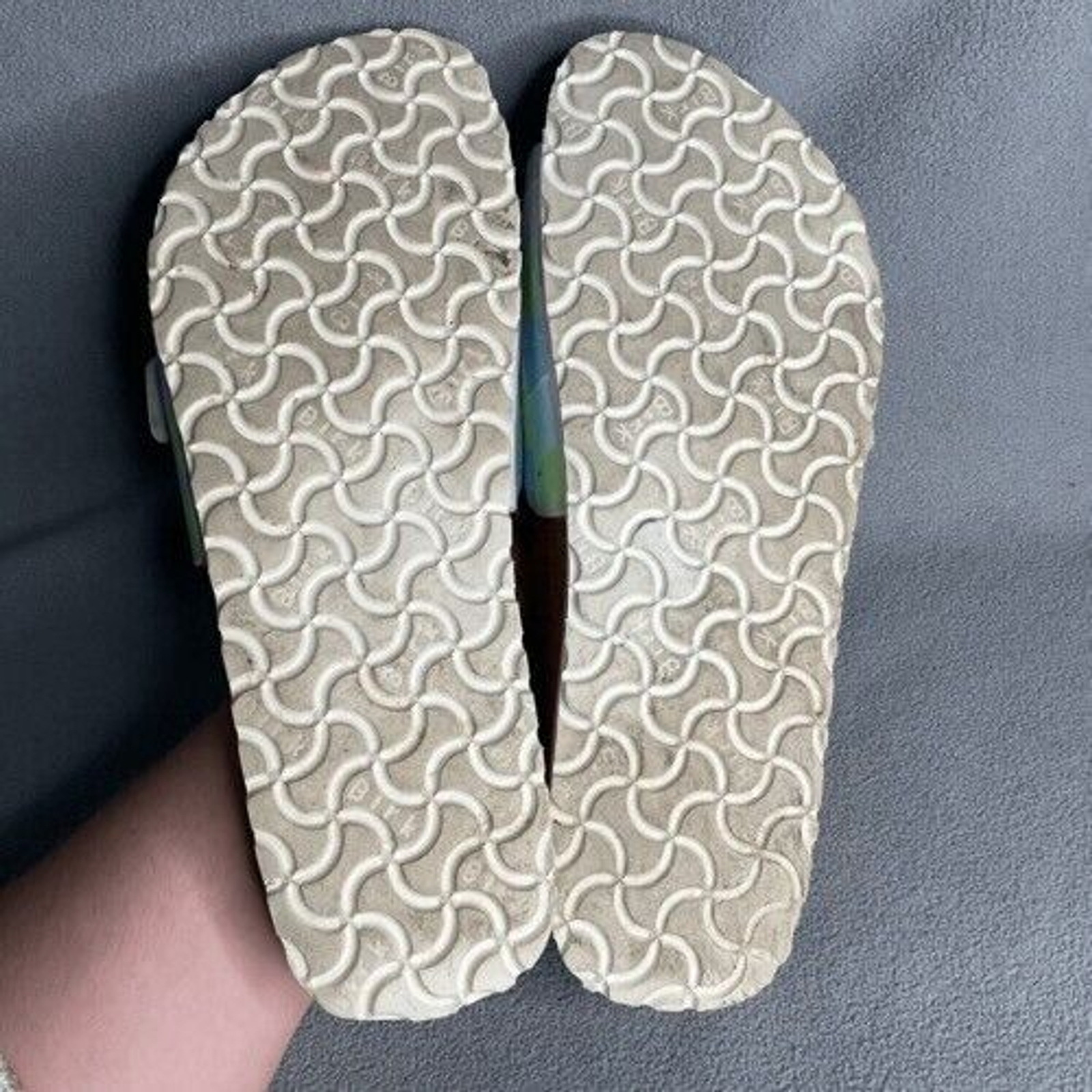 Birkenstock Birki’s Squares Slides Sandals Unisex Adults Size Mens9 / Womens11