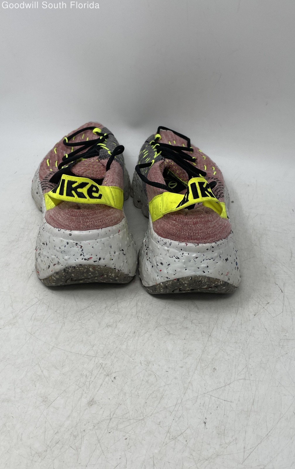 Nike Womens Space Hippie 04 CD3476-700 Multicolor Lace-Up Sneaker Shoes Size 7.5