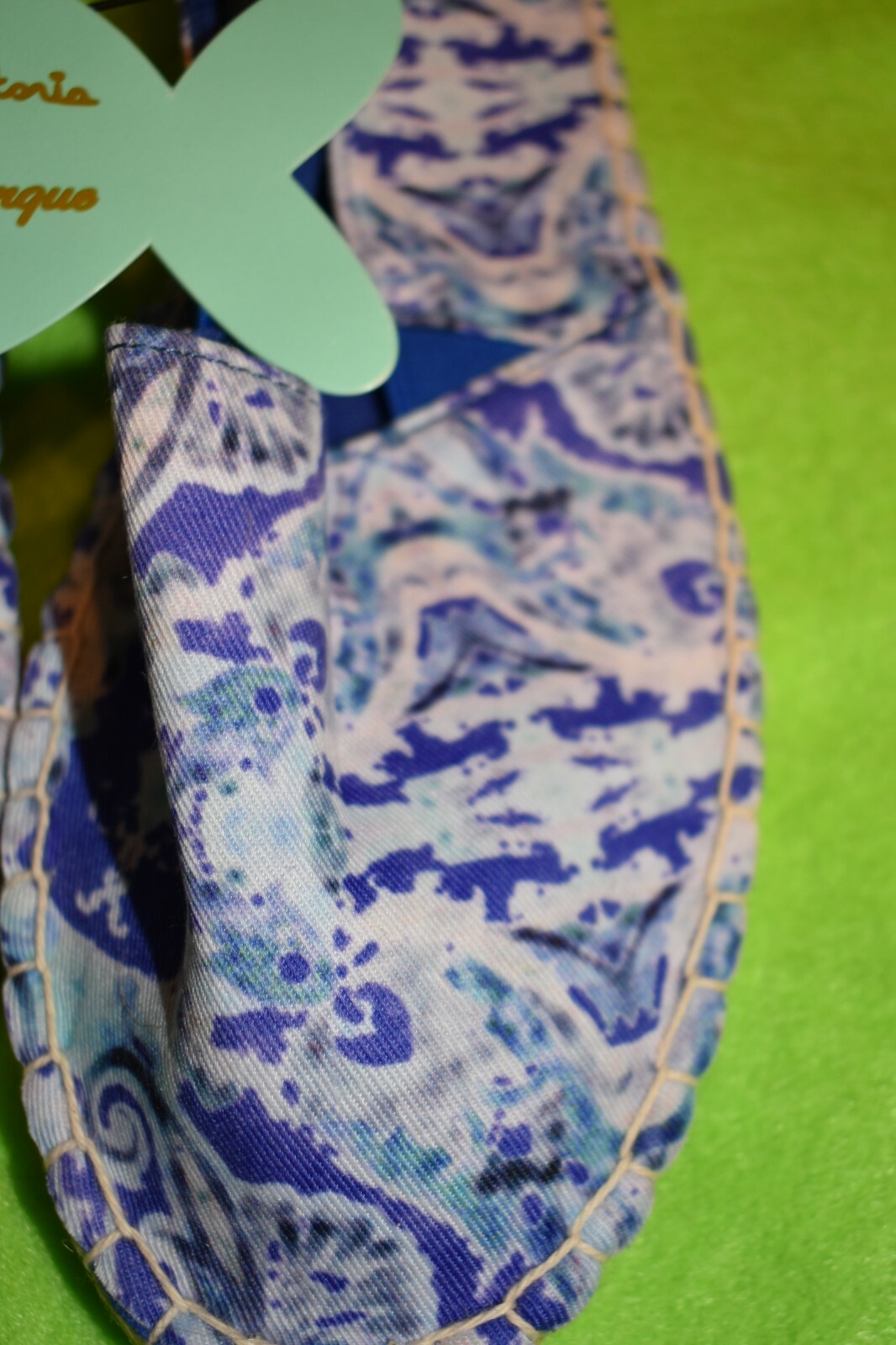 ANTICA SARTORIA BLUE AQUA AND WHITE SHOES SIZE 38 US 7 OR 7 1/2