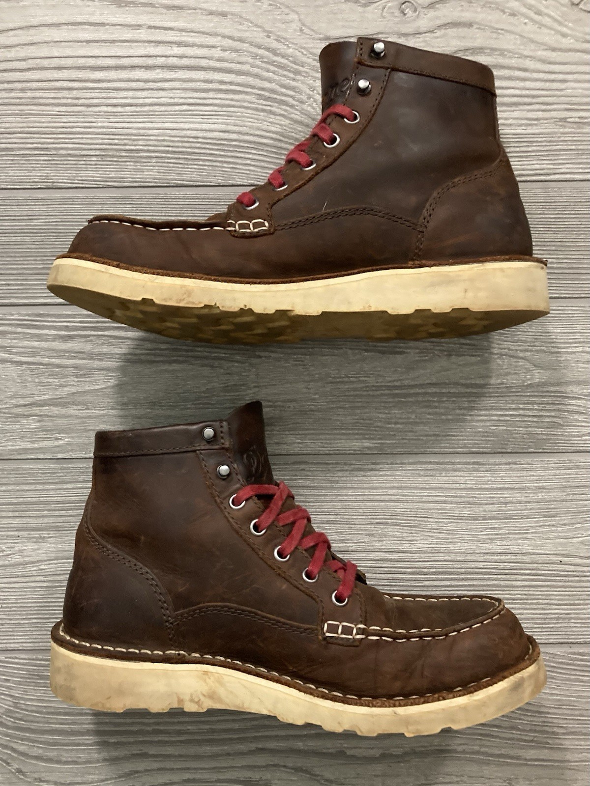 Danner Bull Run Moc Toe 6” Boots Womens Size 8 M