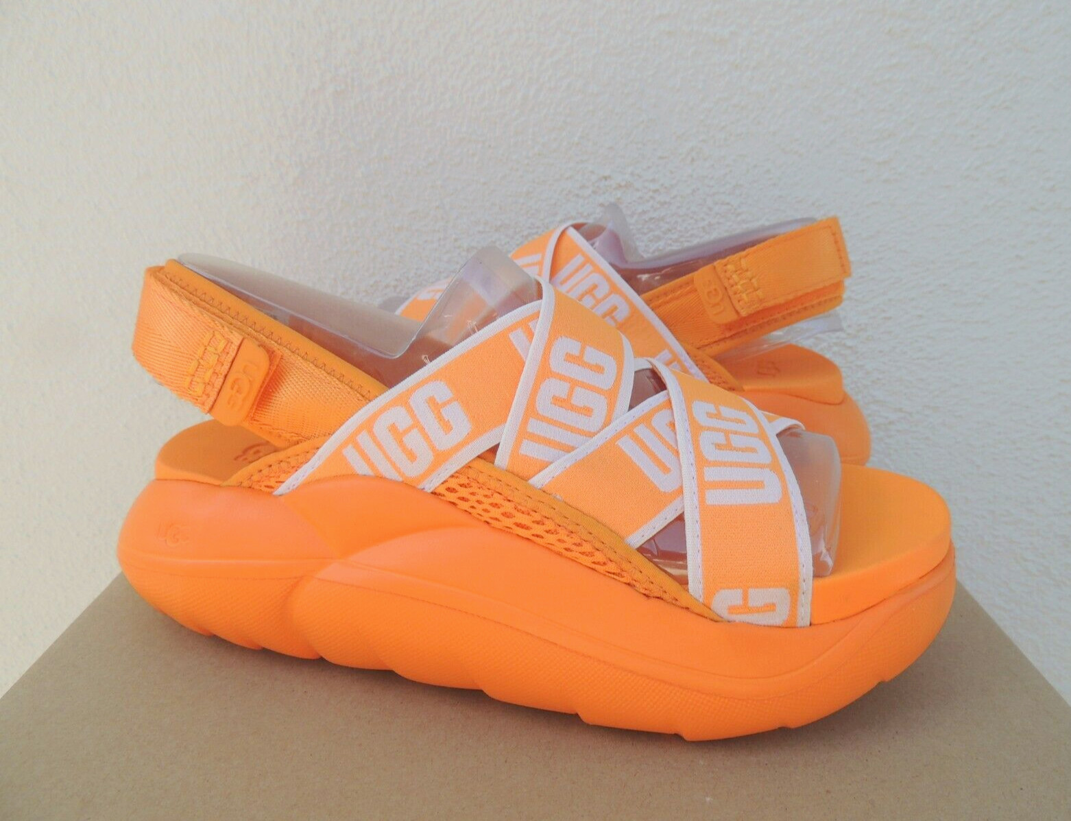 UGG CA POPPY LA CLOUD STRAPPY PLATFORM SNEAKER SANDALS, WOMEN US 6/ EUR 37 ~NEW