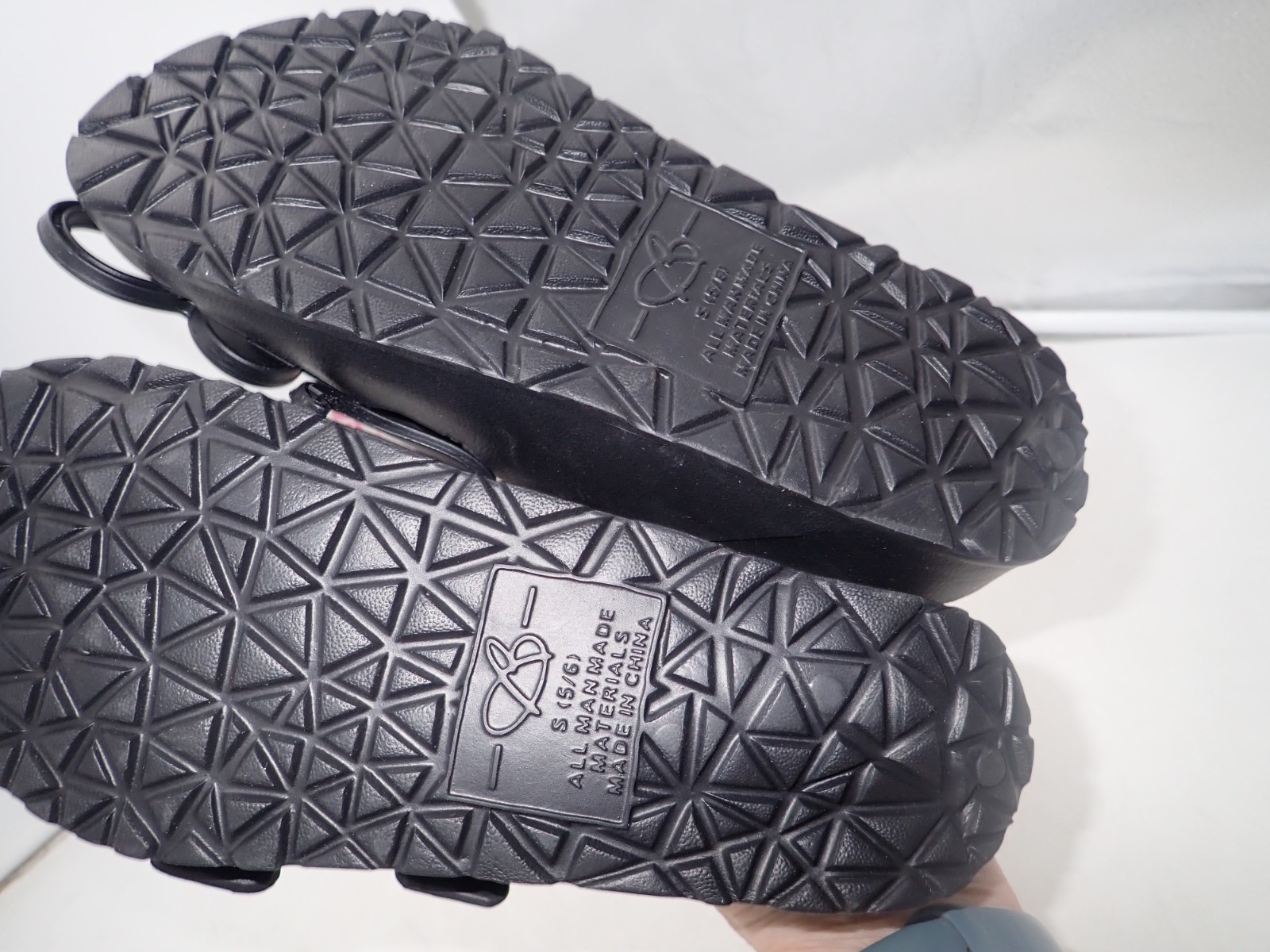 Two Pair Each of Black Bobbie Brook sandals Size 5/6, 7/8 & 9/10