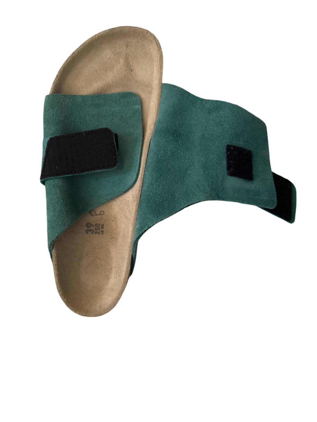 Birkenstock Kyoto Nubuck Suede Leather Slippers Digital Green| Size 39 US 8